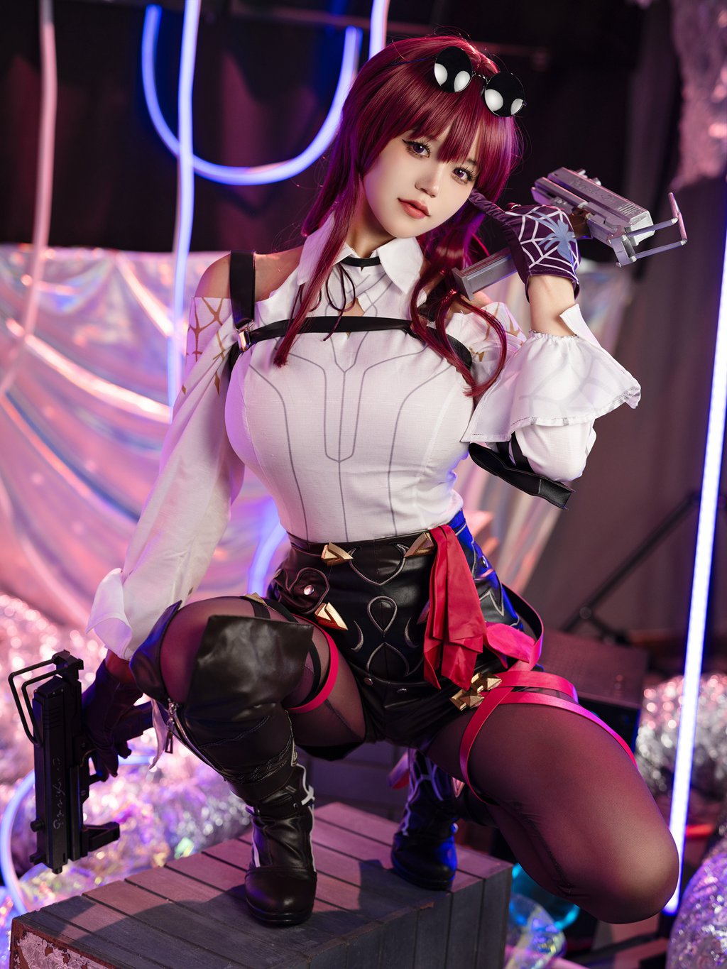 人气Coser@小仓千代w NO.062 – Kafka HSR 卡芙卡[27P-125M] 网红写真-第4张