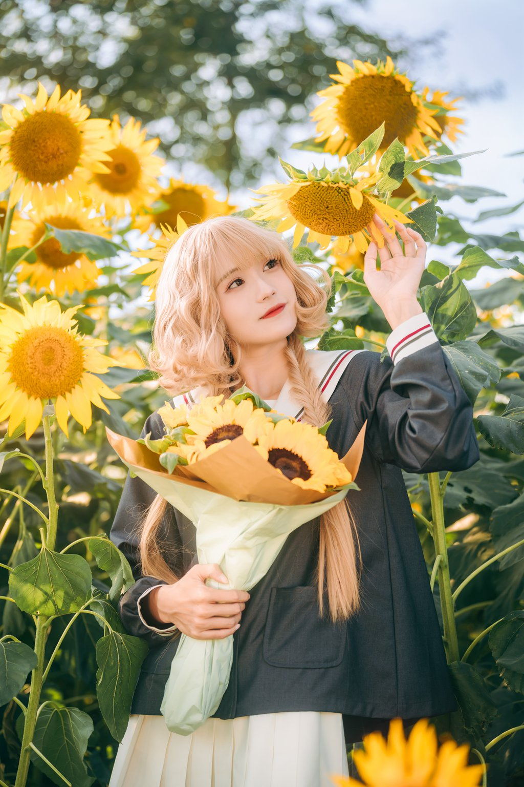 人气Coser@兔子Zzz不吃胡萝卜 花开海上[28P/189MB] 网红写真-第3张