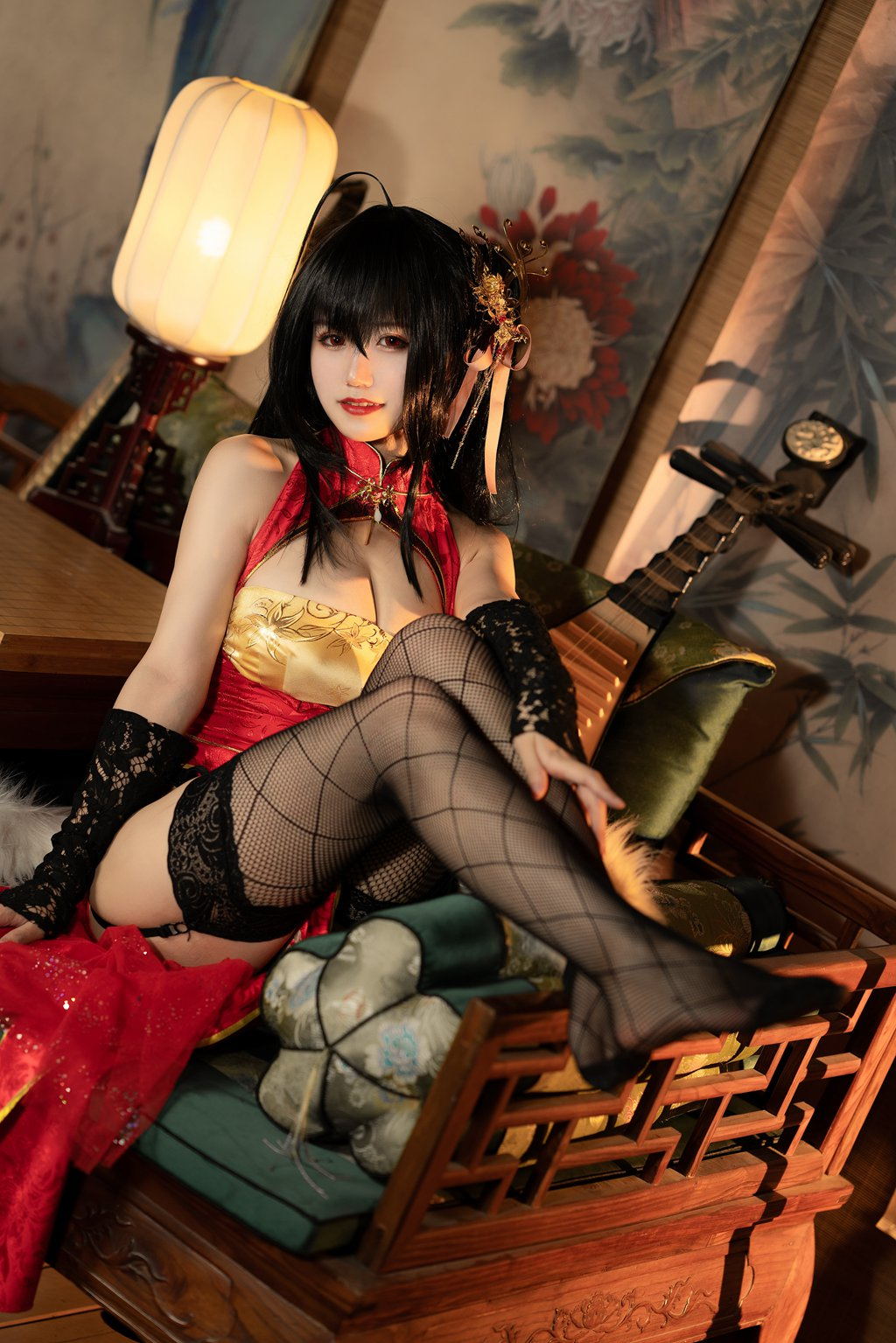 人气Coser@小仓千代w NO.058 – 大凤旗袍 [30P／159MB] 网红写真-第3张