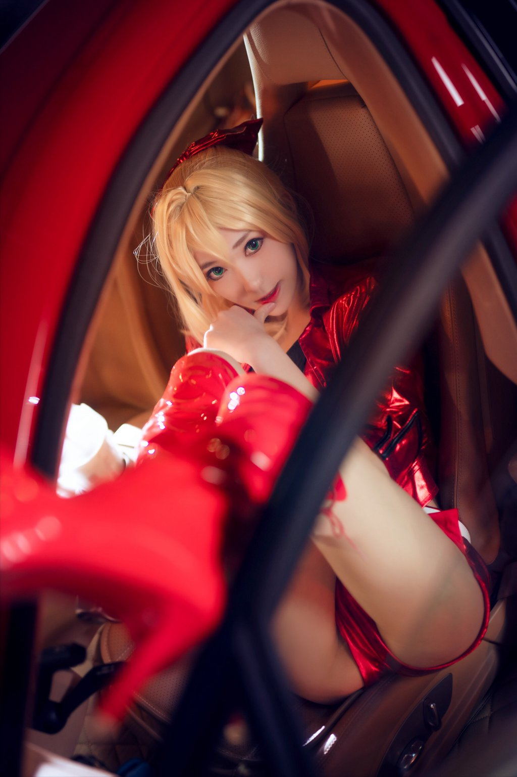 微博红人动漫Coser@南桃Momoko 尼禄赛车娘[19P-118MB] 网红写真-第3张