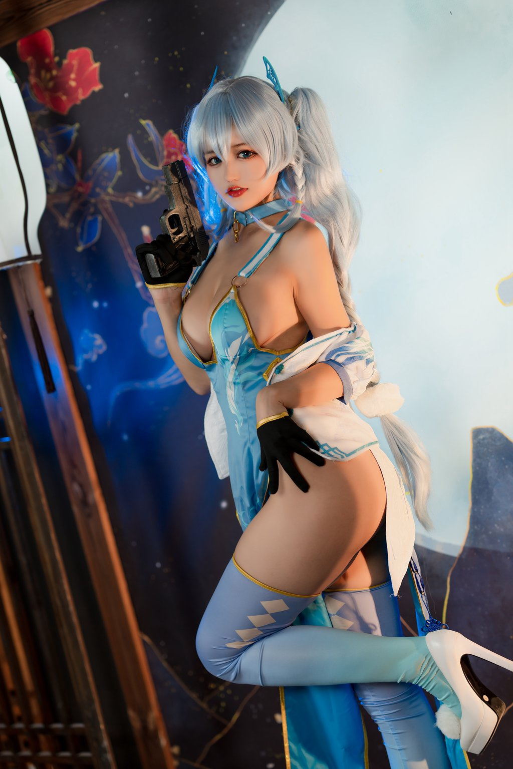 人气Coser@小仓千代w NO.059 – pa15旗袍 [20P／52MB] 网红写真-第3张