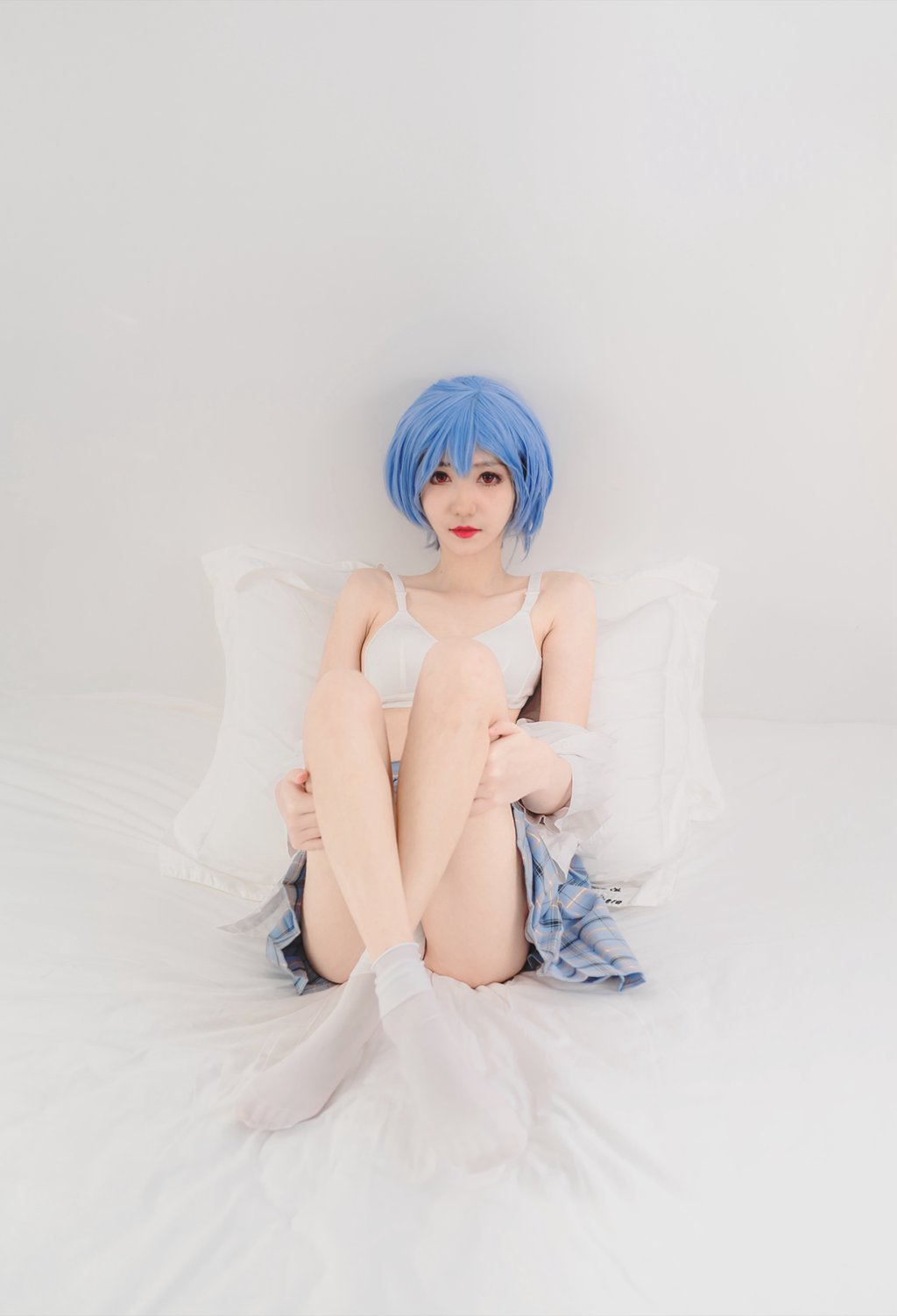 微博红人动漫Coser@南桃Momoko 绫波丽制服，福利向 [23P-104MB] 网红写真-第2张