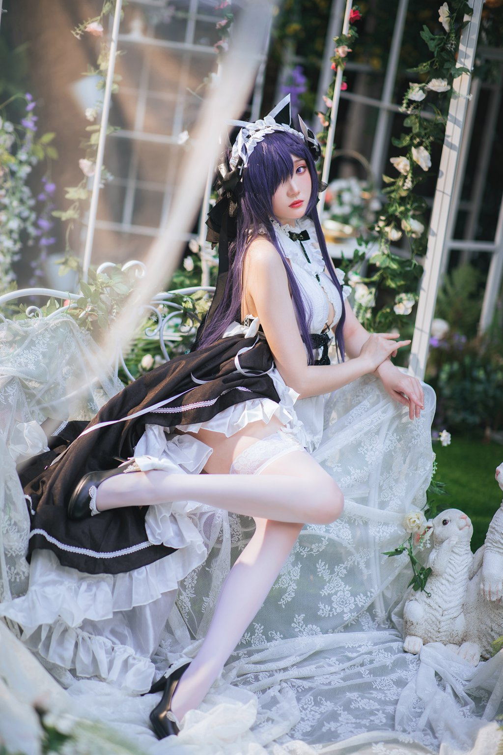 动漫Coser@瓜希酱 碧蓝航线 奥古斯特女仆[24P/185MB] 网红写真-第3张