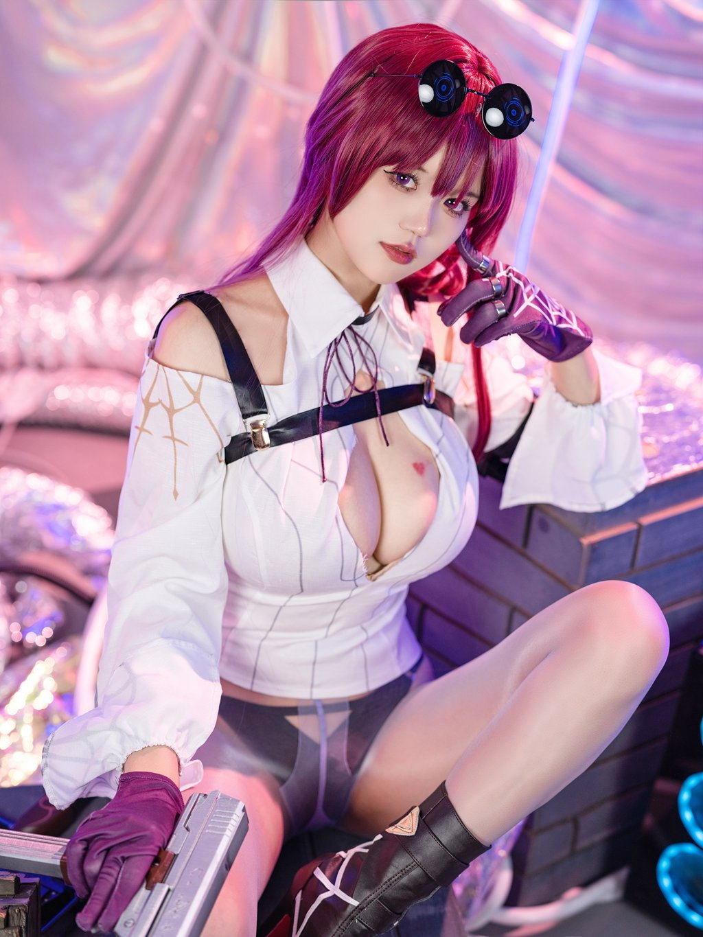 人气Coser@小仓千代w NO.062 – Kafka HSR 卡芙卡[27P-125M] 网红写真-第3张