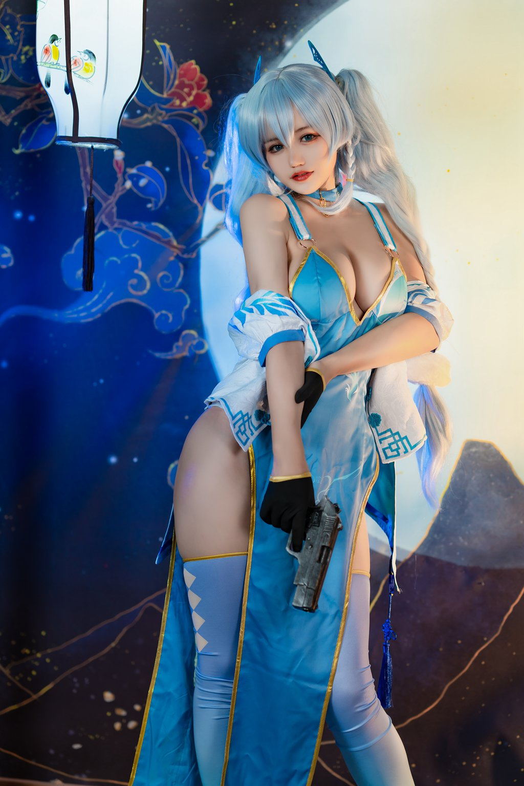 人气Coser@小仓千代w NO.059 – pa15旗袍 [20P／52MB] 网红写真-第2张