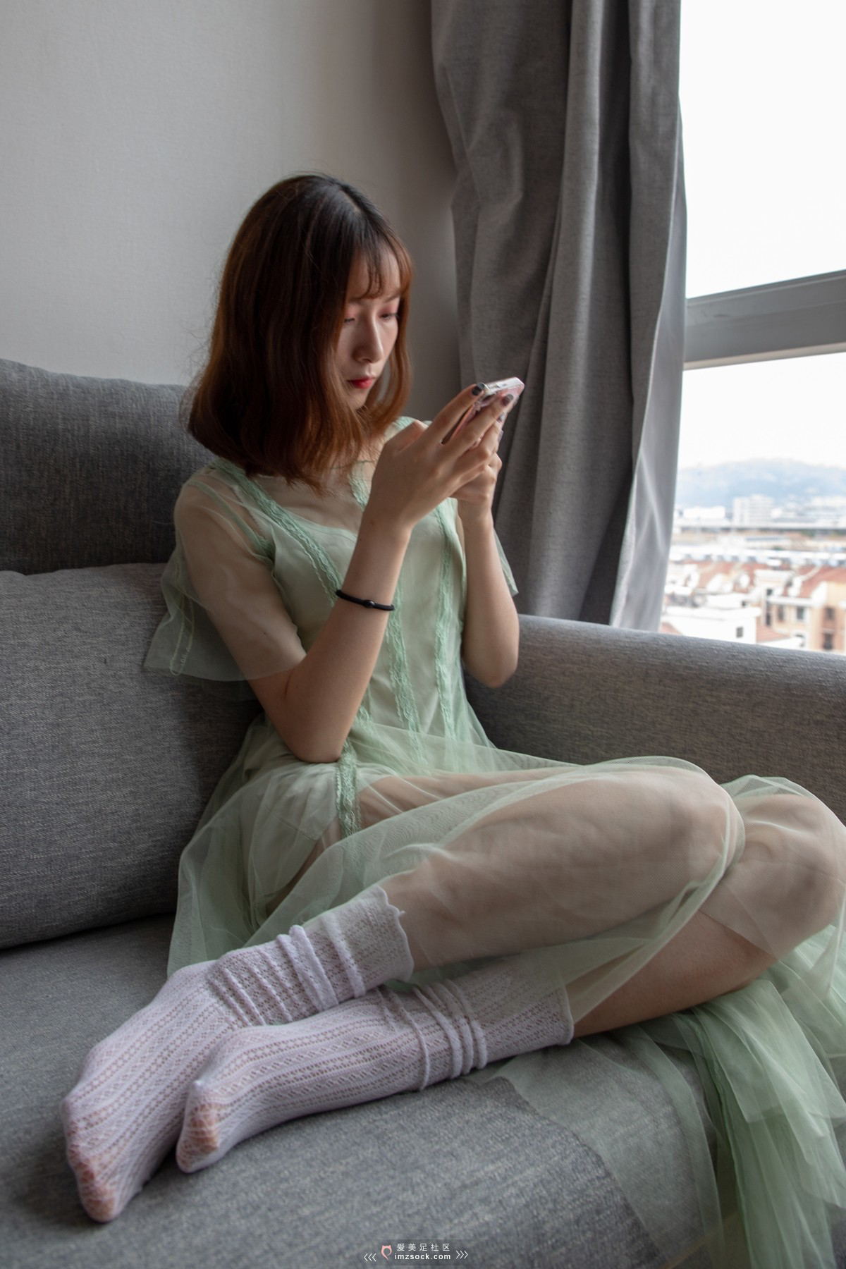 MZSOCK NO.219-2018年-猫儿 可爱 长网白棉袜[139P/40MB] 其它写真-第1张