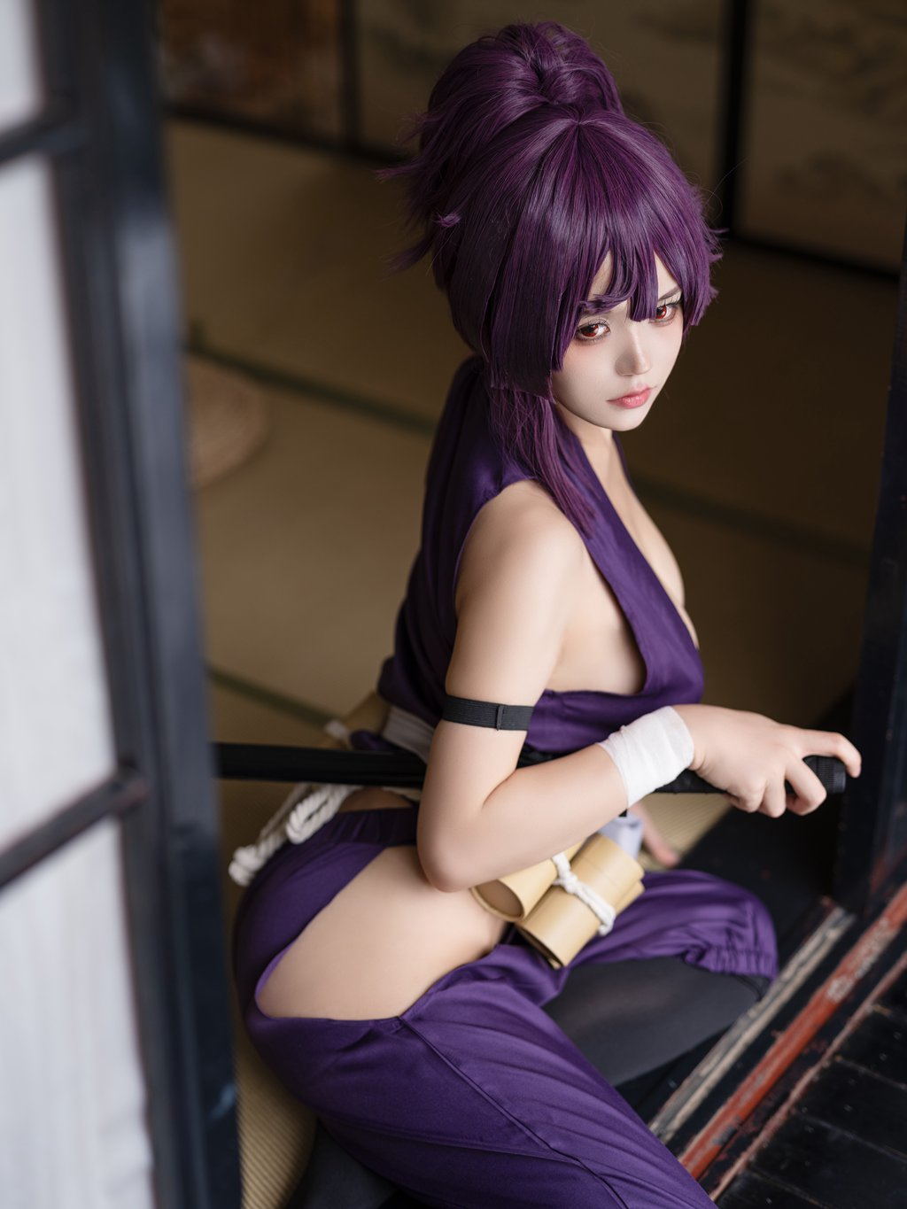 人气Coser@小仓千代w NO.060 – Yuzuriha 地狱楽 杠[26P-66M] 网红写真-第1张