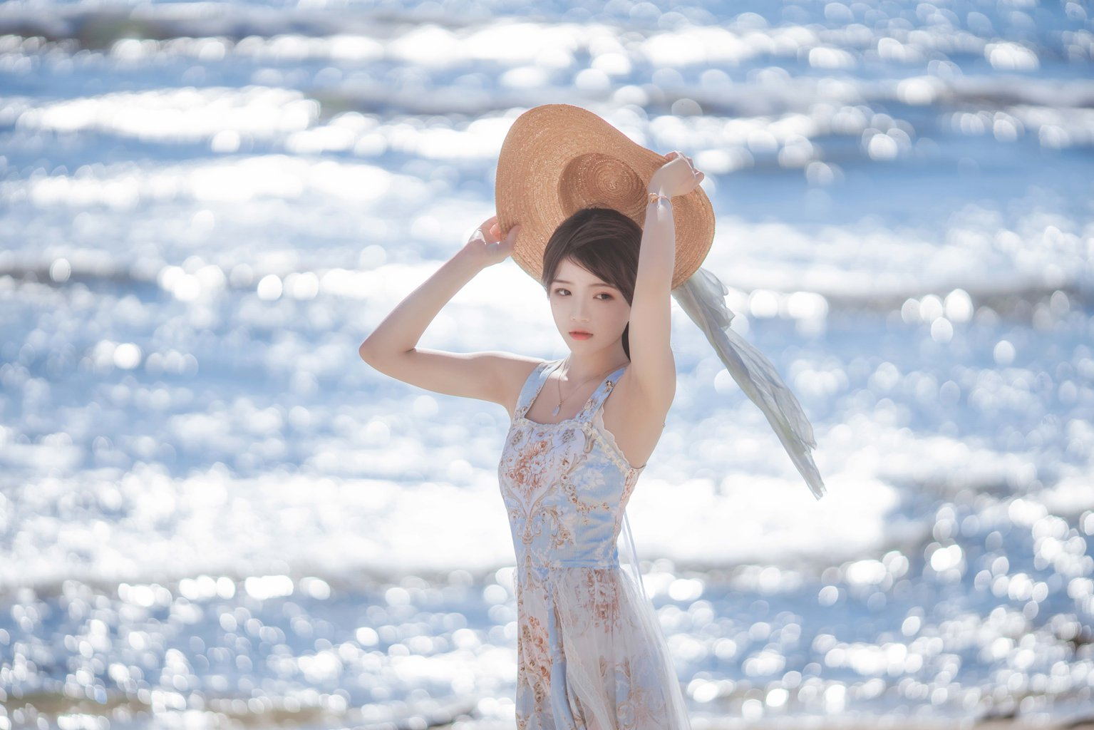 人气Coser@桜桃喵 发光的海 [18P/119MB] 网红写真-第3张