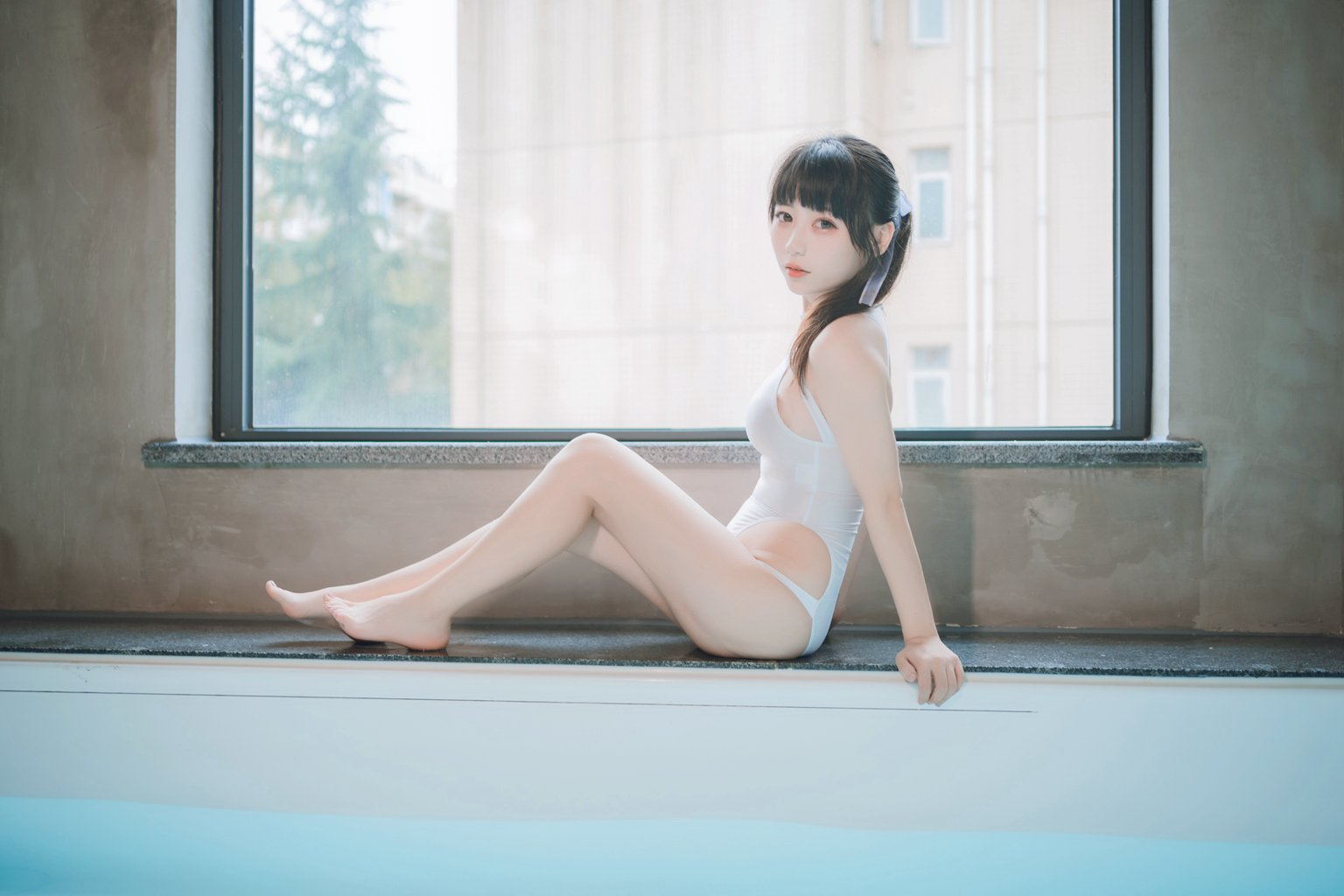 网紅Coser usejan – 白衣竞泳[36P/61MB] 网红写真-第4张