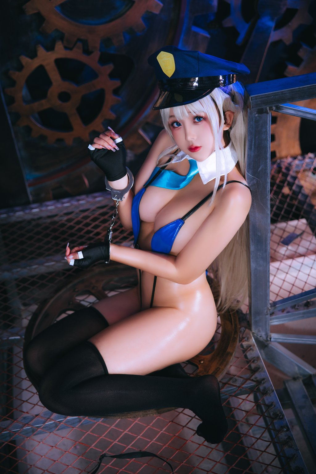 人气动漫博主@日奈娇 飞鸟马时女警 [80P/1.04G] 网红写真-第4张
