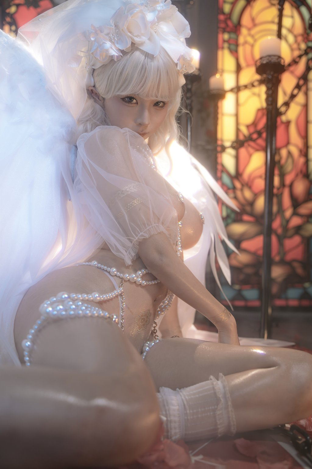 知名动漫博主@蠢沫沫 坠天使 [95P/3V/2.13G] 网红写真-第4张