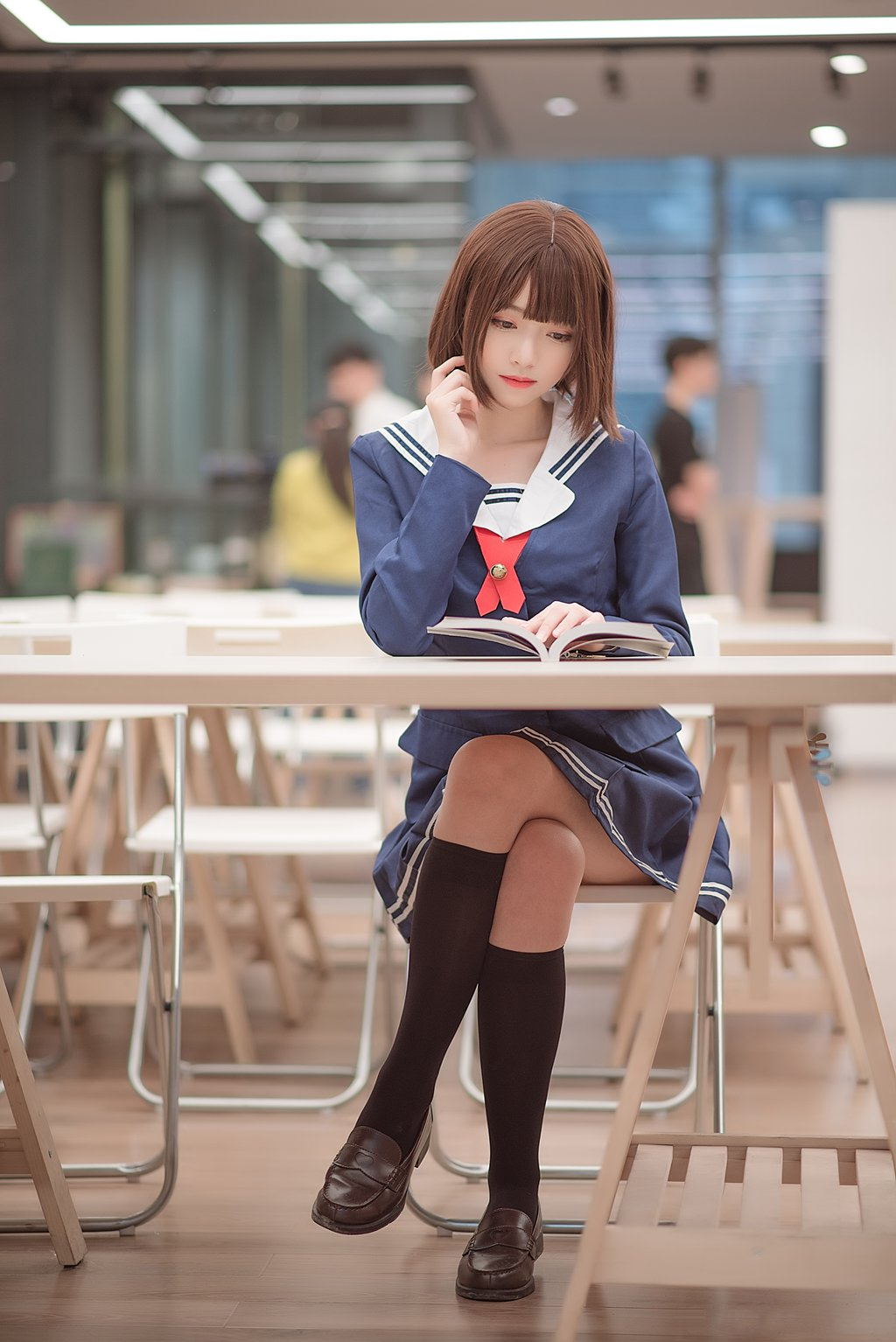 动漫博主@大大卷卷小卷 加藤惠校服 [19P/278MB] 网红写真-第4张