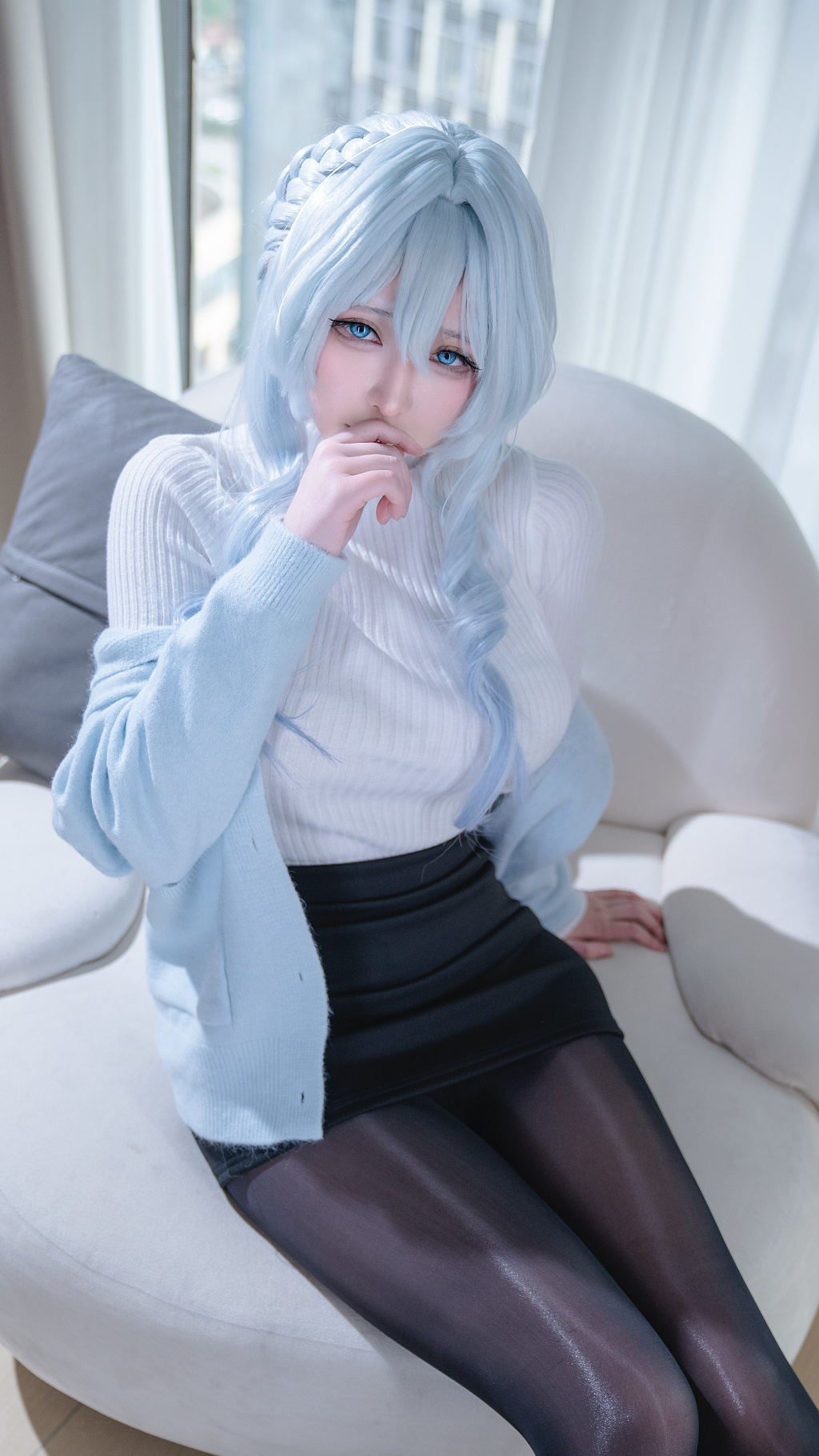 动漫博主@樱梨梨 雪女[32P/925MB] 网红写真-第3张