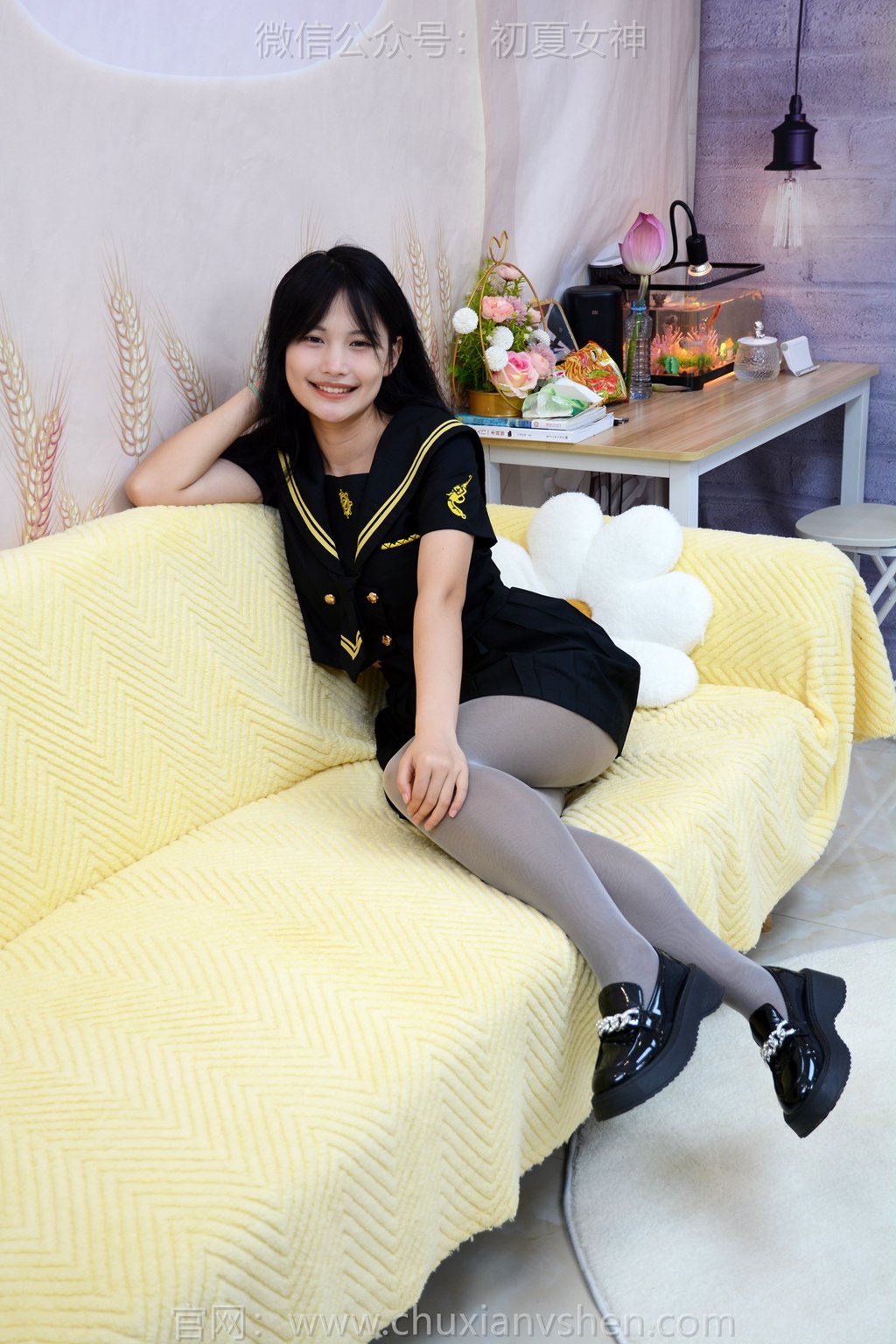 [初夏女神] NO.216 幺幺~【妖里妖气】水手服？我可不服从，看我不一样的穿搭 [100P/1V/3.69GB] 其它写真-第3张
