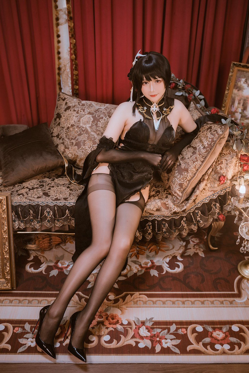 颜值博主@兔胖胖min 碧蓝航线 镇海[40P-121M] 网红写真-第3张