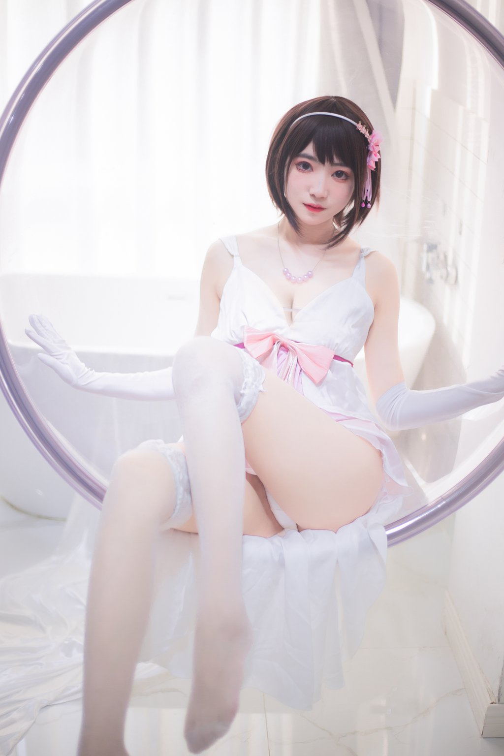 网红Coser@宮本桜 –加藤惠浴室[25P-255.9M] 网红写真-第3张