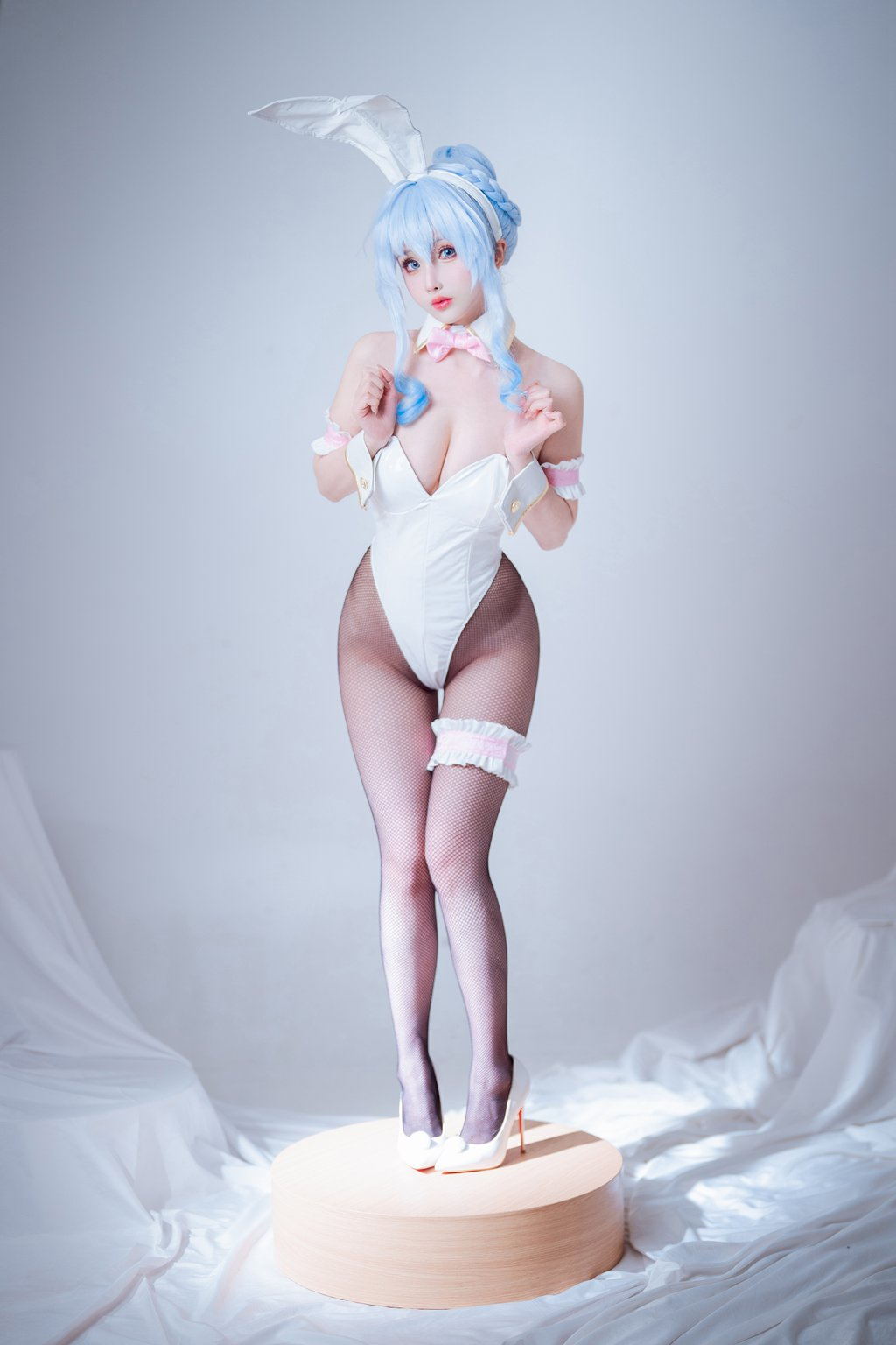 知名动漫Coser@rioko凉凉子 雪女兔女郎 [48P/6V/818MB] 网红写真-第2张