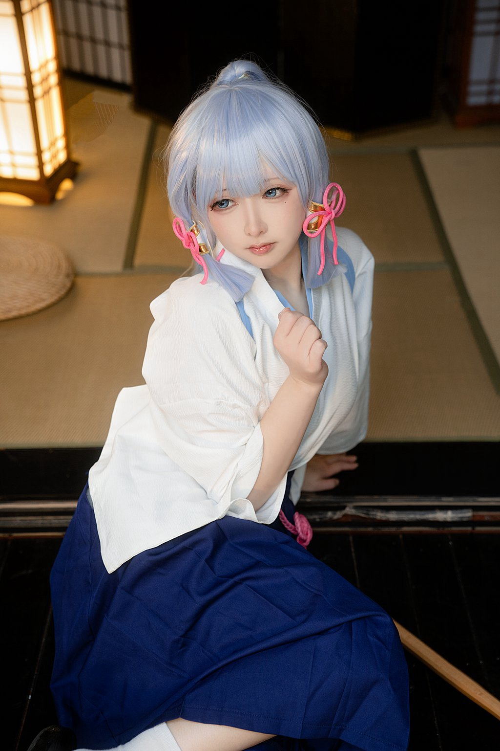 动漫博主@樱梨梨 凌华 剑道服[31P-160M] 网红写真-第2张