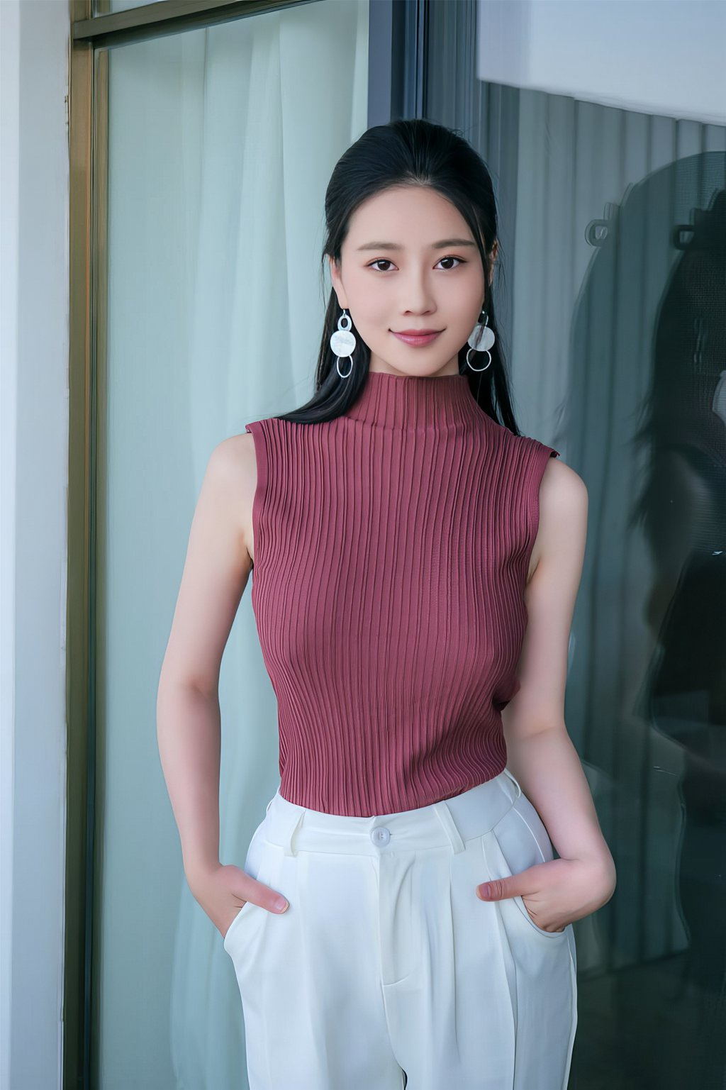人气美女@年年nnian –下午茶 [38P-130M] 网红写真-第1张