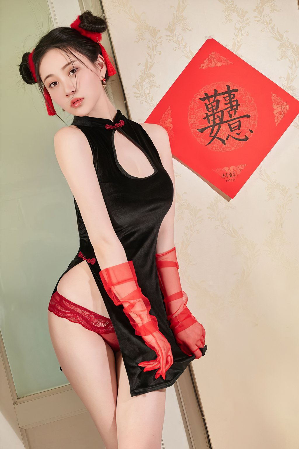 人气美女@年年nnian –新年 [40P-169M] 网红写真-第1张