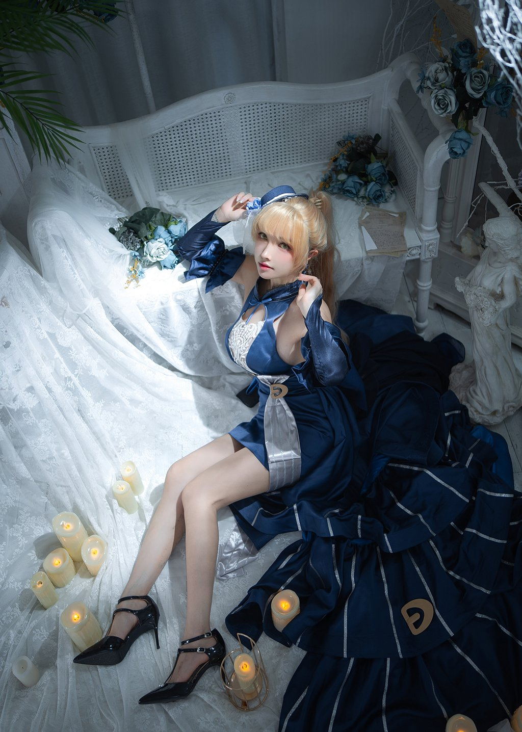 网红Coser@一千只猫薄禾 – 艾瑞尔 静谧夜曲[18P-33.9M] 网红写真-第2张