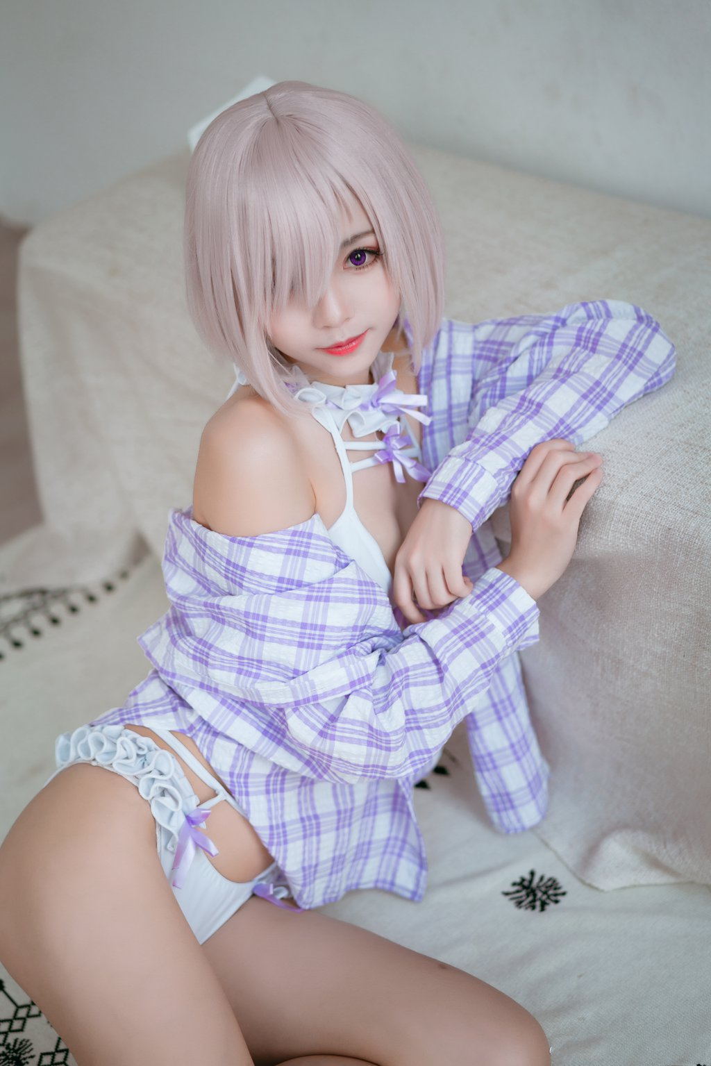 动漫博主@大大卷卷小卷 白内衣 [12P/78MB] 网红写真-第2张