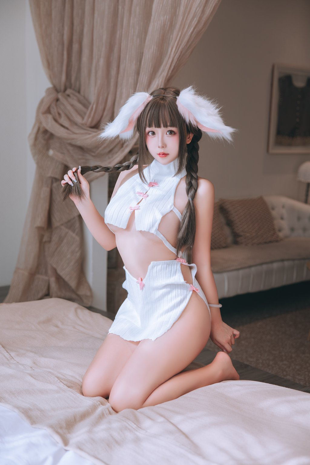 人气动漫博主@日奈娇 垂耳兔[90P/1.05GB] 网红写真-第1张