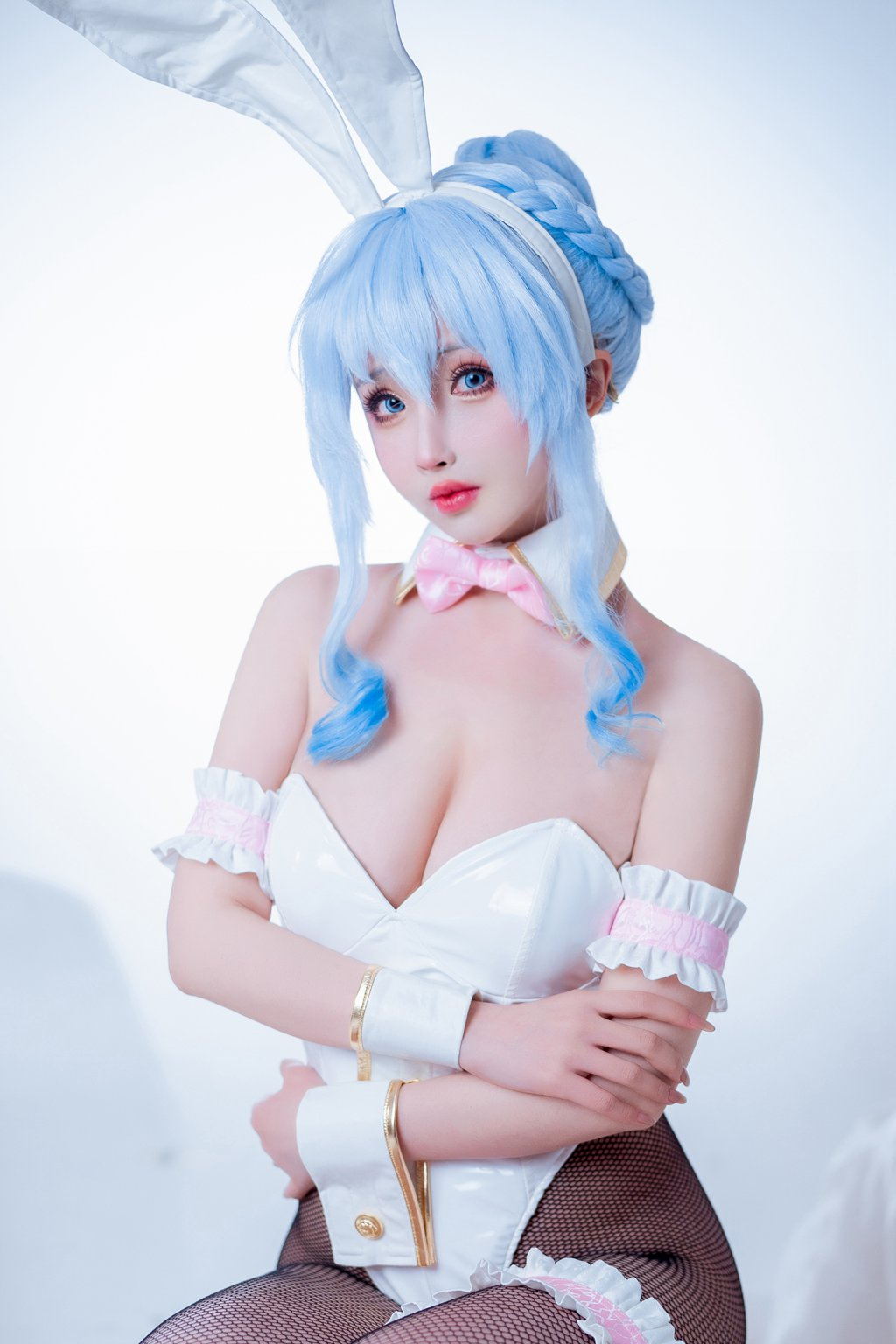 知名动漫Coser@rioko凉凉子 雪女兔女郎 [48P/6V/818MB] 网红写真-第1张