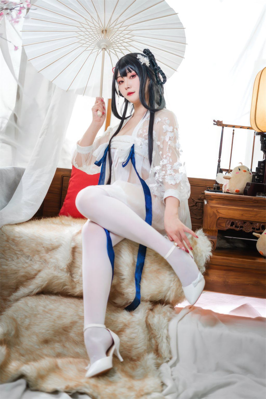 动漫博主@Natsuko_夏夏子 逸仙 膏发凝脂 [62P/1V/569MB] 网红写真-第1张