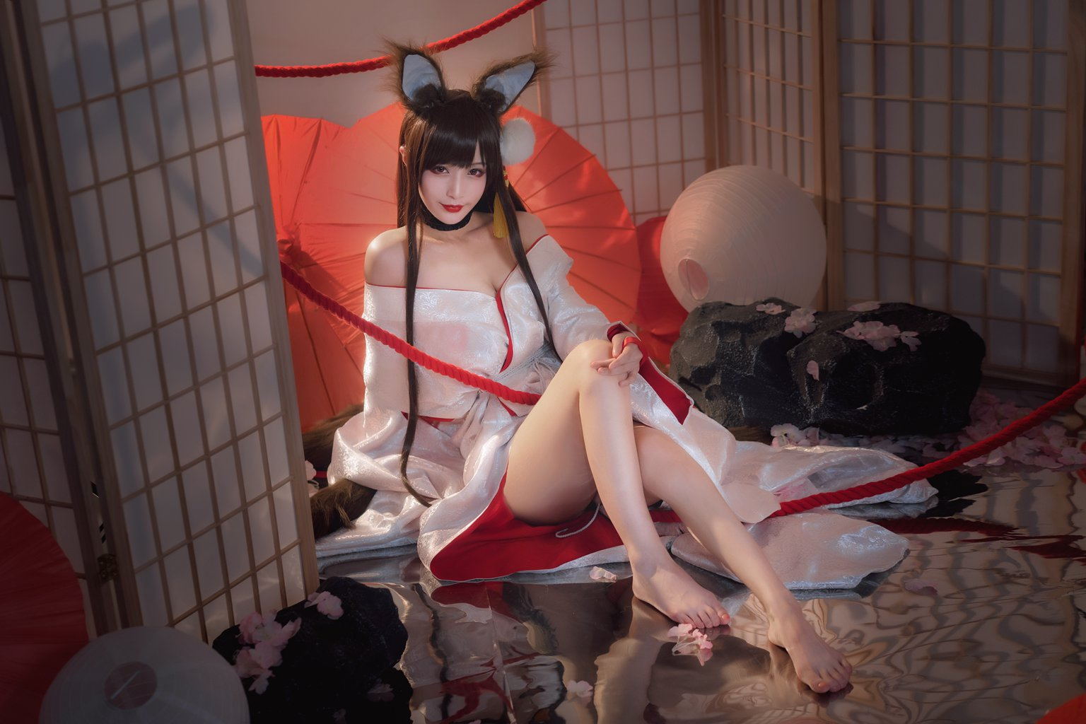知名动漫博主@铁板烧鬼舞w 赤城 [20P/287MB] 网红写真-第4张