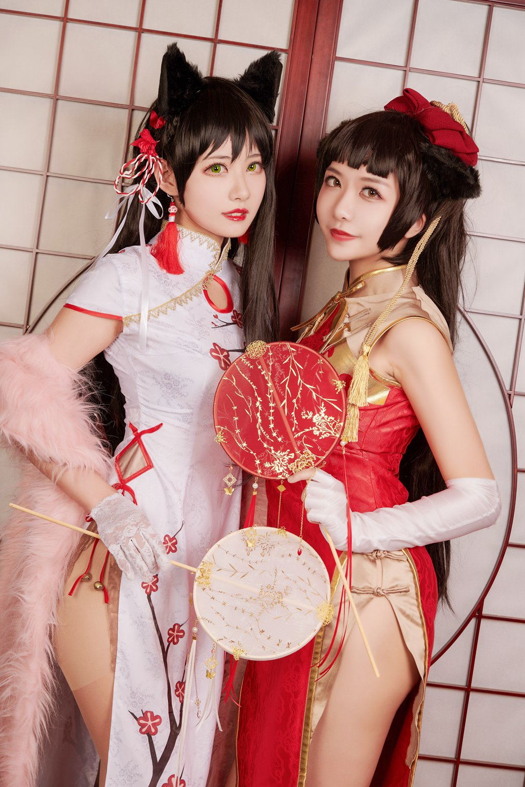 动漫博主@源纱希喵喵喵 &Meiyi_烛墨 犬獒旗袍[12P-157.8MB] 网红写真-第3张