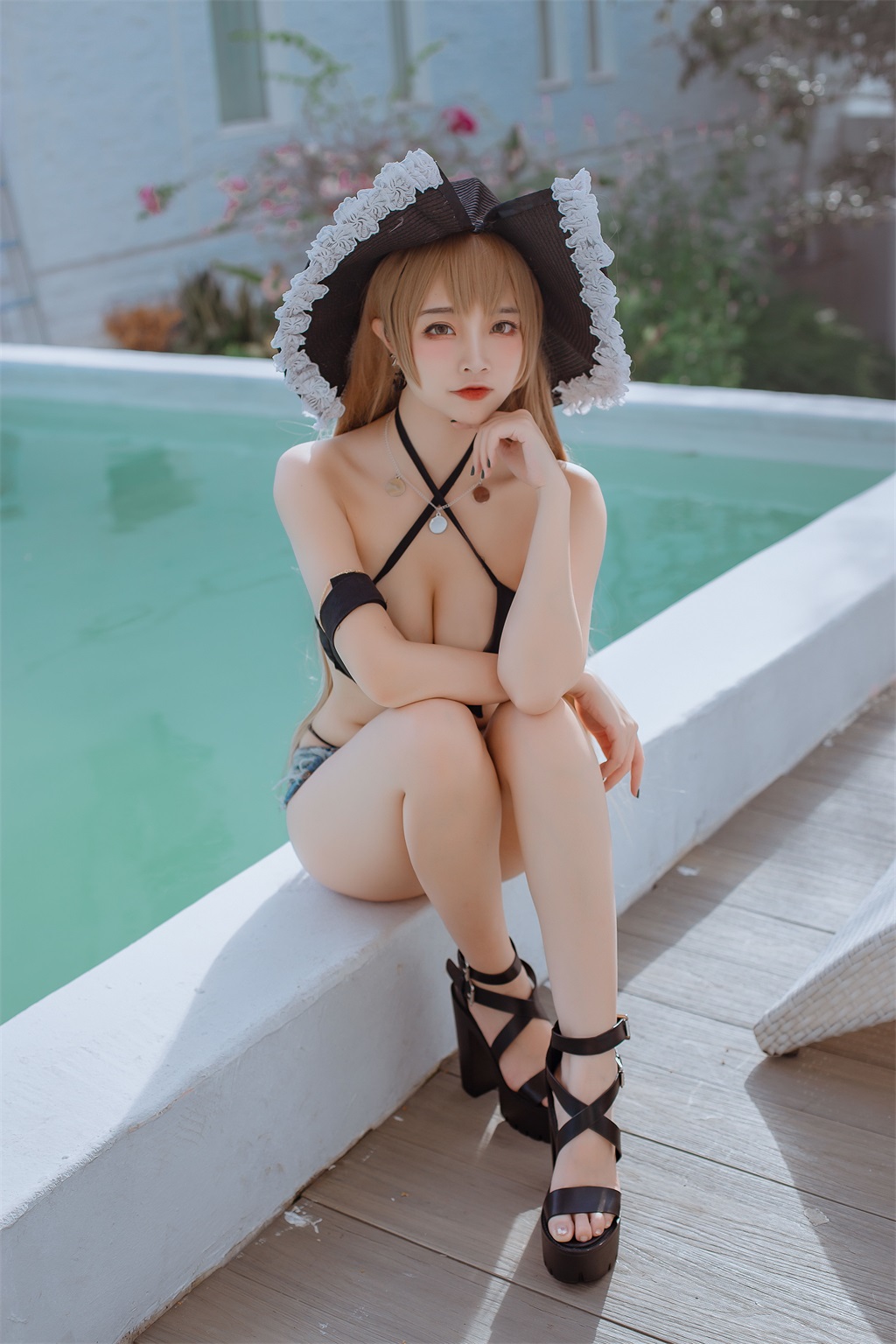 人气动漫博主@二佐Nisa 碧蓝航线 让巴尔泳装 [20P/139MB] 网红写真-第4张