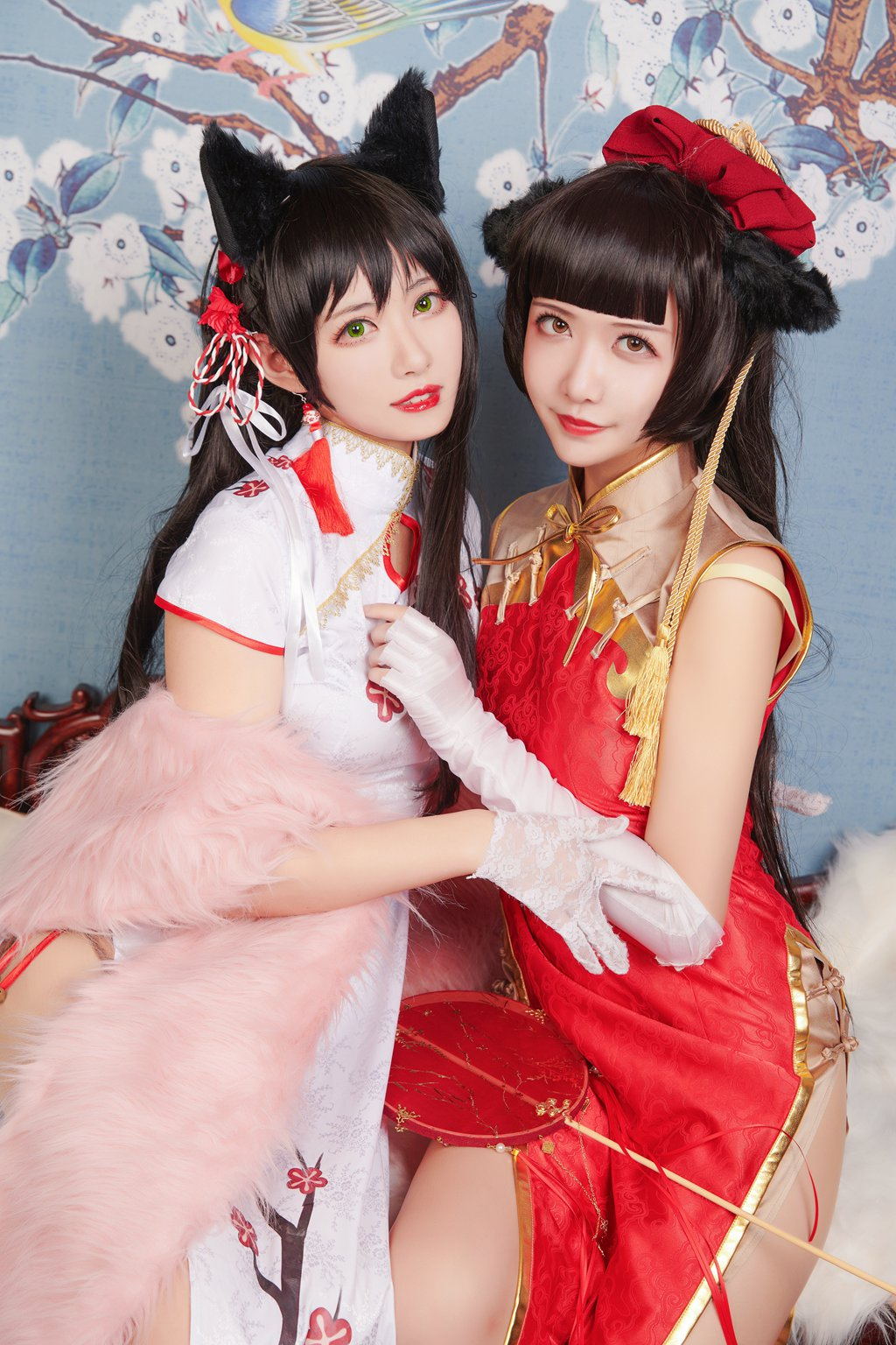 动漫博主@源纱希喵喵喵 &Meiyi_烛墨 犬獒旗袍[12P-157.8MB] 网红写真-第2张