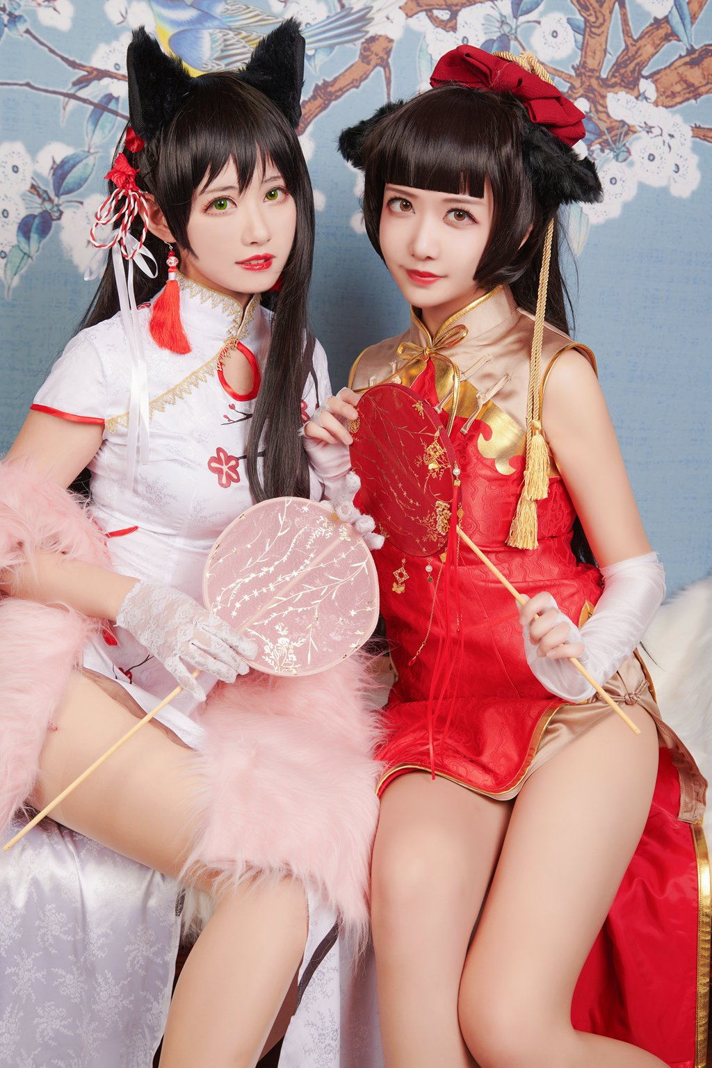 动漫博主@源纱希喵喵喵 &Meiyi_烛墨 犬獒旗袍[12P-157.8MB] 网红写真-第1张