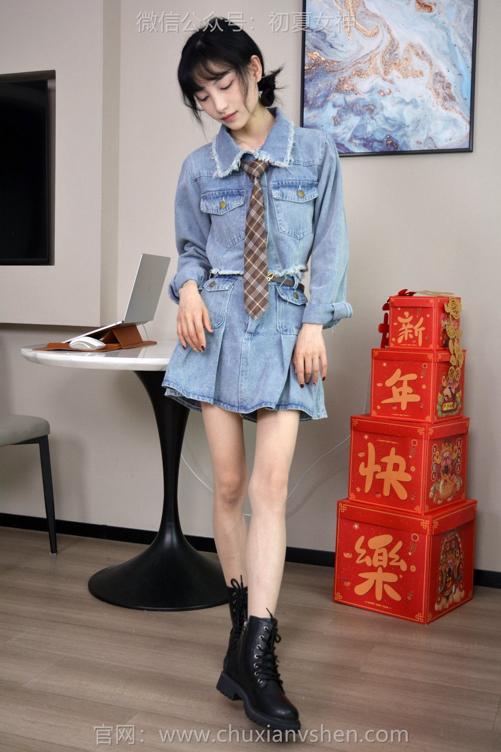 [初夏女神] NO.252 柒柒~《浪漫牛仔》身着牛仔装,英姿飒爽,彰显不羁个性 [140P/1V/5.15GB] 其它写真-第4张