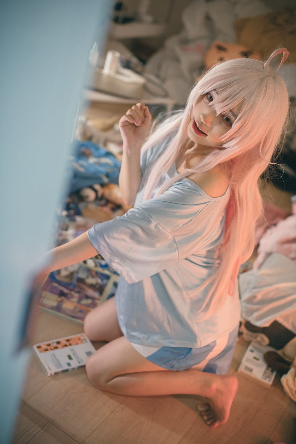颜值博主@神沢永莉 别当欧尼酱 [55P/3V/1.05GB] 网红写真-第4张