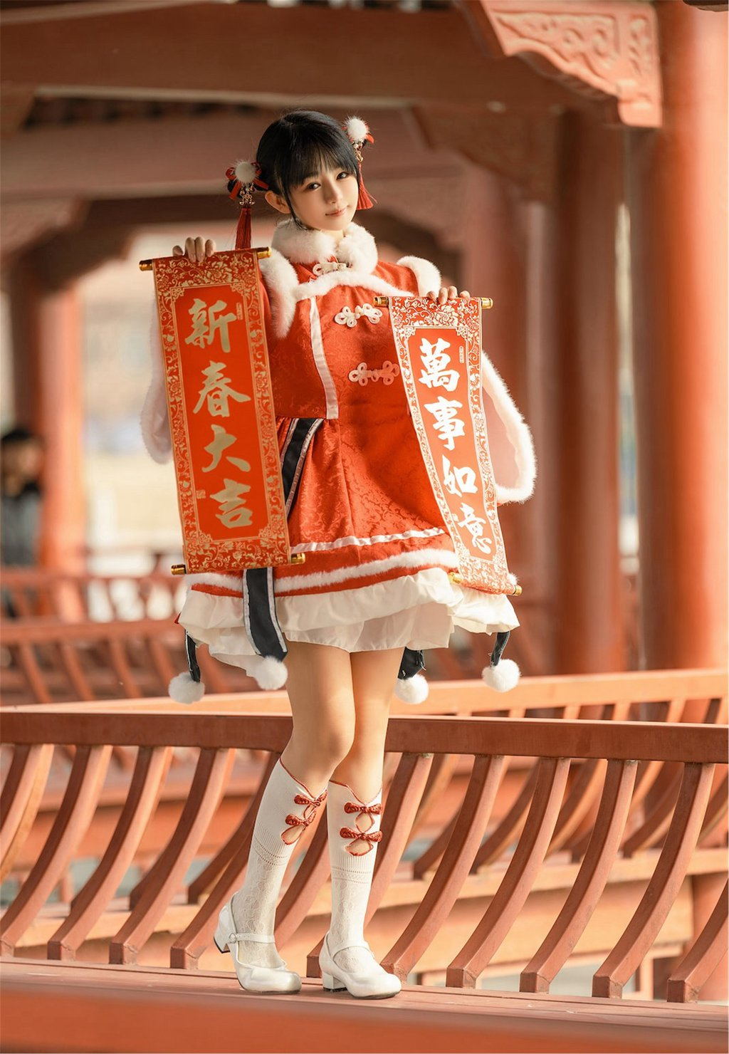 网紅Coser@桜井宁宁 – NO.103 龙年新年篇[70P-380M] 网红写真-第4张
