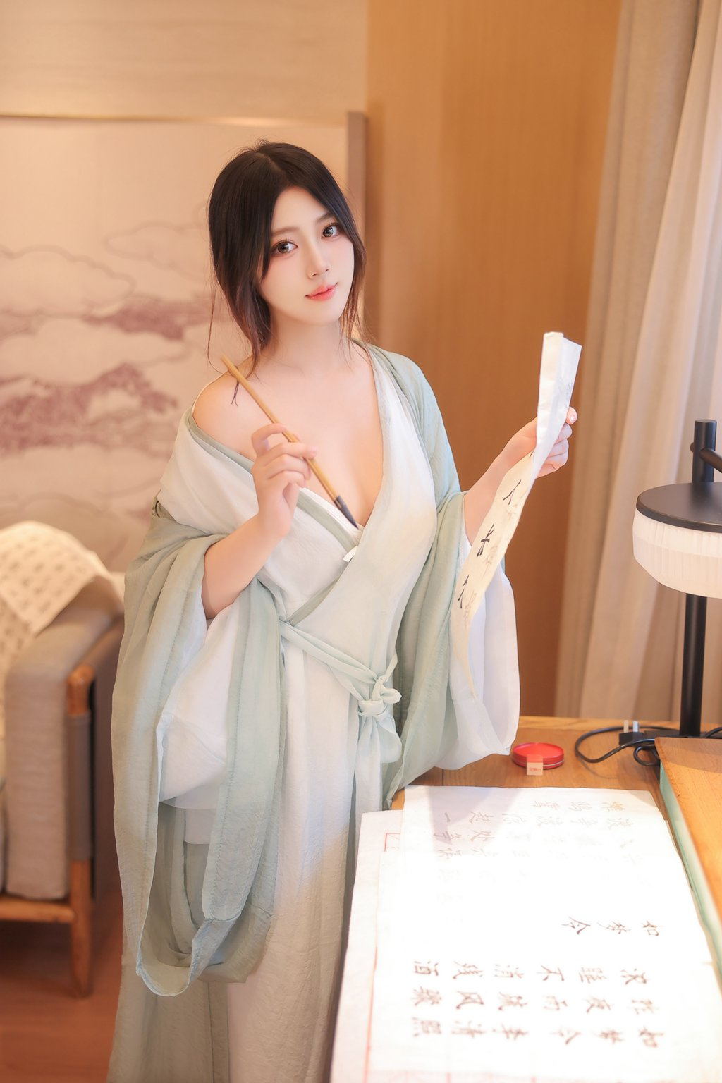 秀人模特@蛋蛋宝 – 内购系列 -古风汉服[83P/416MB] 年费专享-第4张