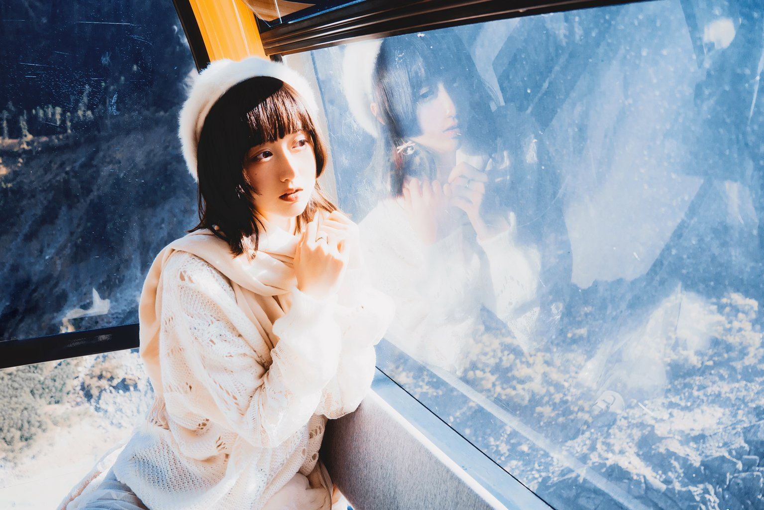 网紅Coser@木绵绵OwO 海螺沟游记[19P-256M] 网红写真-第4张