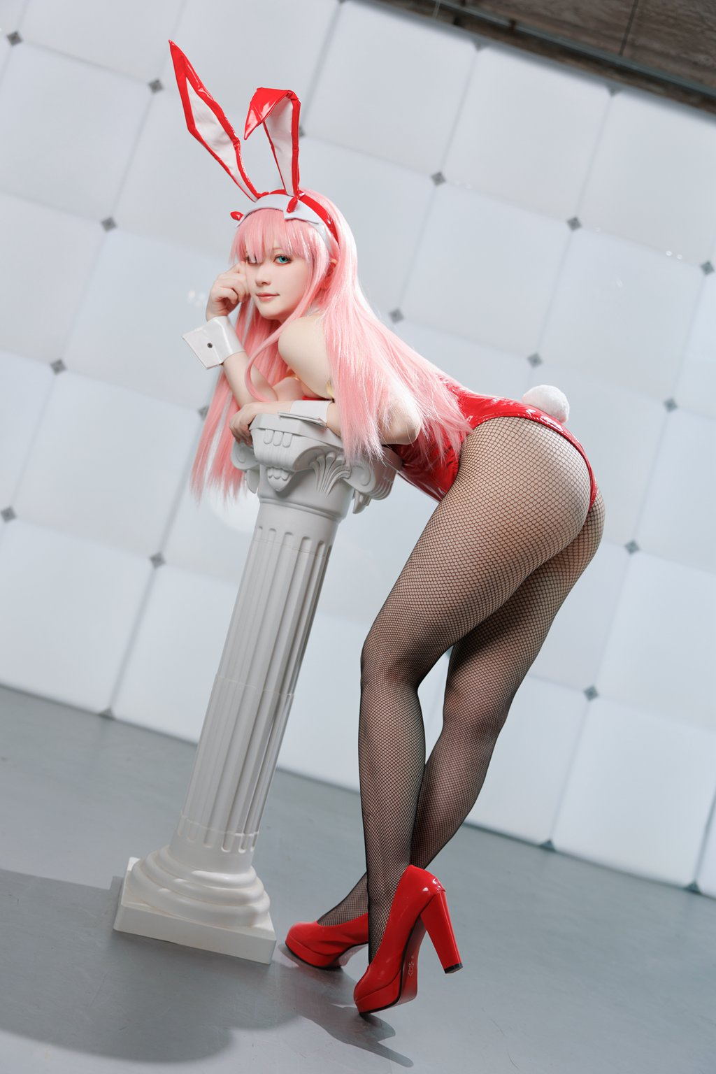 网红Coser@屿鱼 – Zero Two[39P-356M] 网红写真-第4张