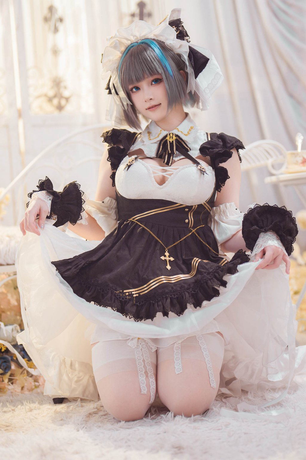 网红Coser@屿鱼 – 碧蓝航线 柴郡[54P-140M] 网红写真-第4张