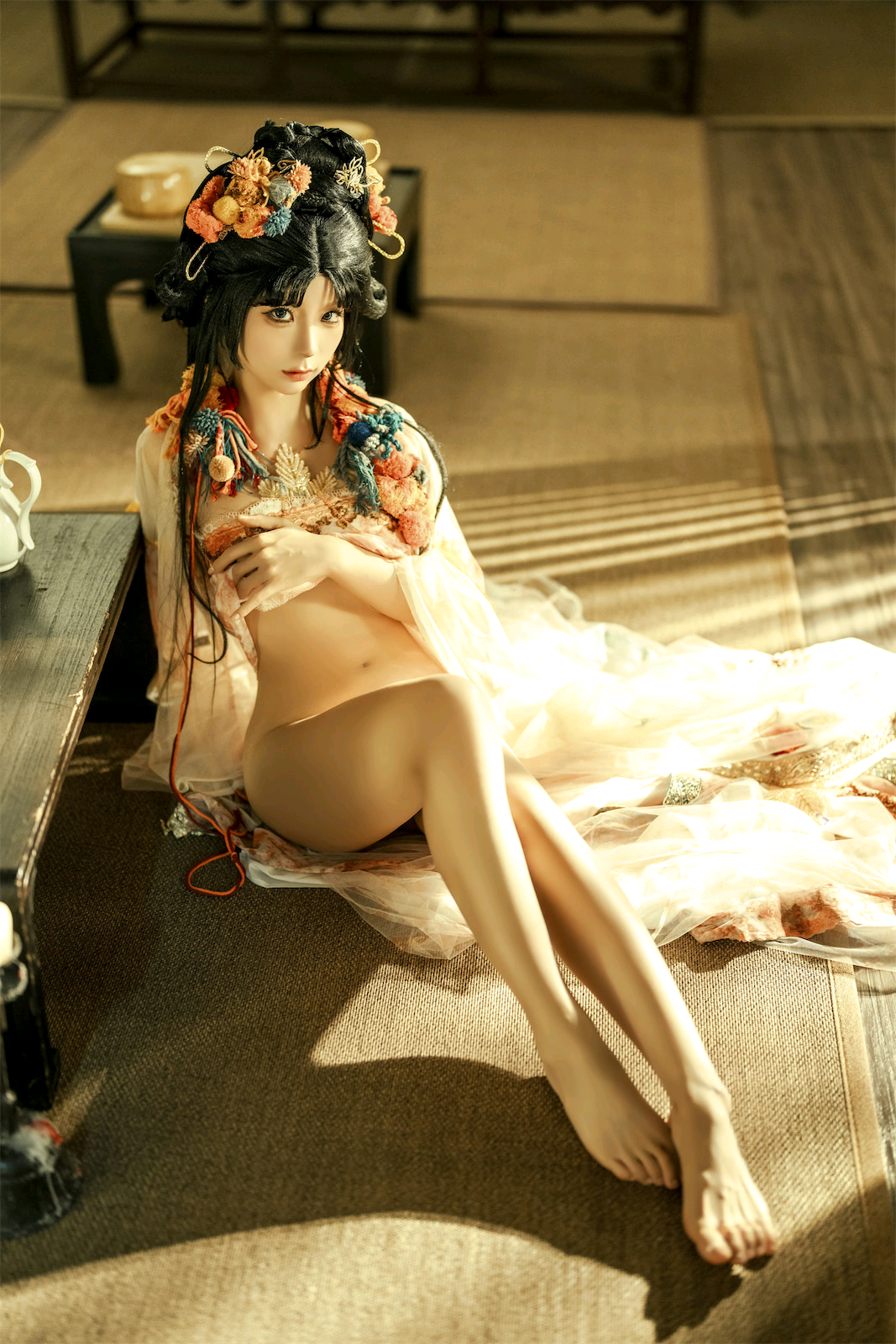 知名动漫博主@蠢沫沫 古装 [152P/153MB] 网红写真-第4张