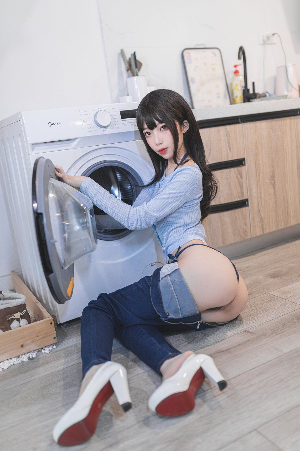 动漫博主@杏仁曲奇 升玖吉他姐姐 [45P/941MB] 网红写真-第3张