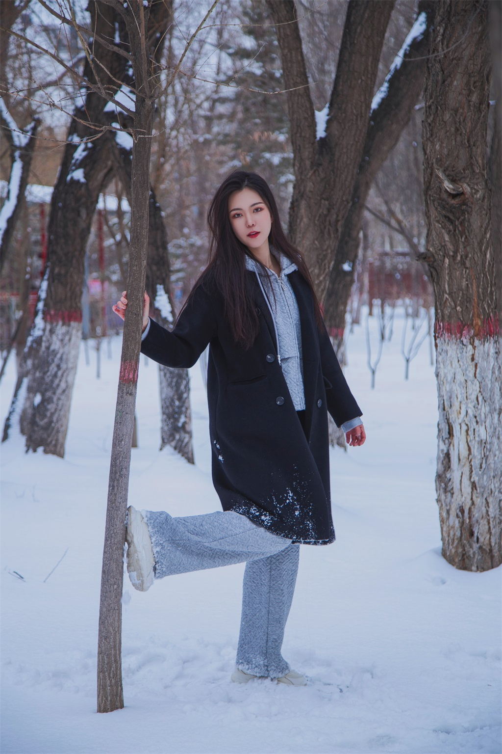 [织梦映像] NO.062 踏雪无痕-首次雪景拍摄，天寒地冻 [285P/1V/3.56G] 其它写真-第3张