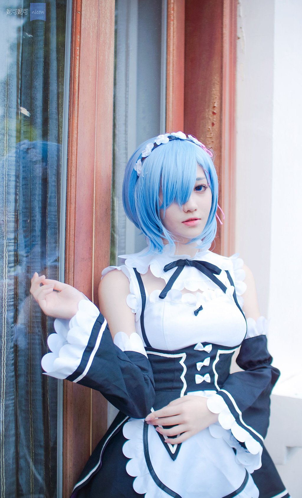 微博红人Coser@南桃Momoko 蕾姆[19P-26MB] 网红写真-第3张