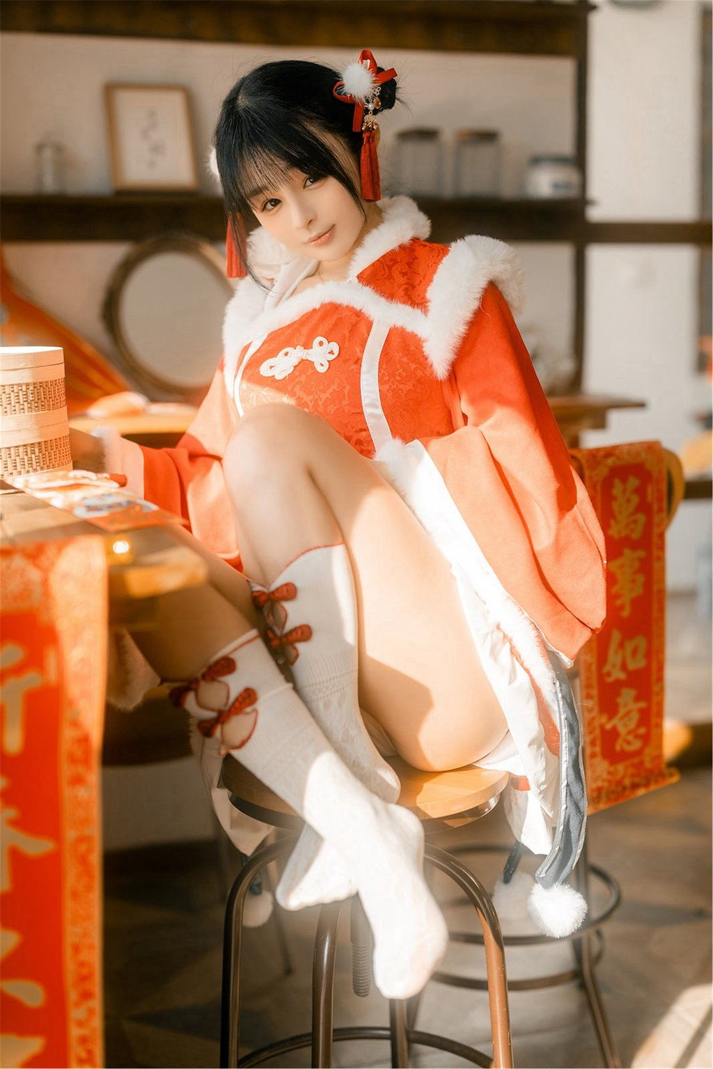 网紅Coser@桜井宁宁 – NO.103 龙年新年篇[70P-380M] 网红写真-第3张