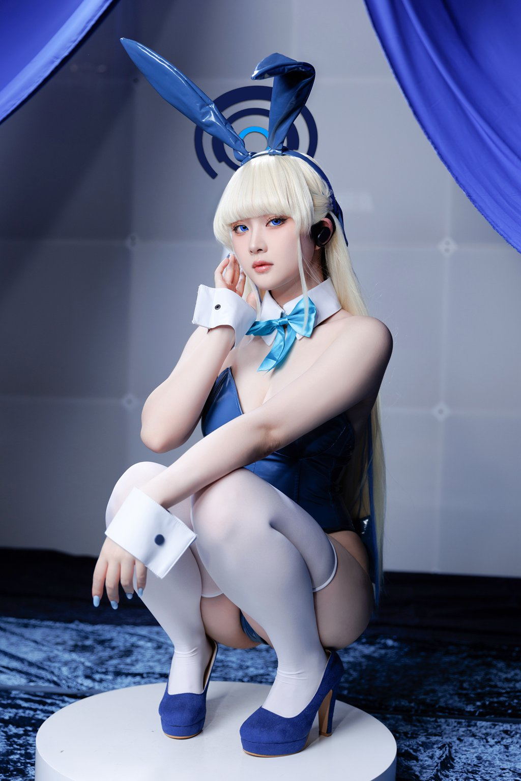 网红Coser@屿鱼 – Toki X 飞鸟马トキ兔女郎 蓝色兔子[457P-522M] 网红写真-第3张