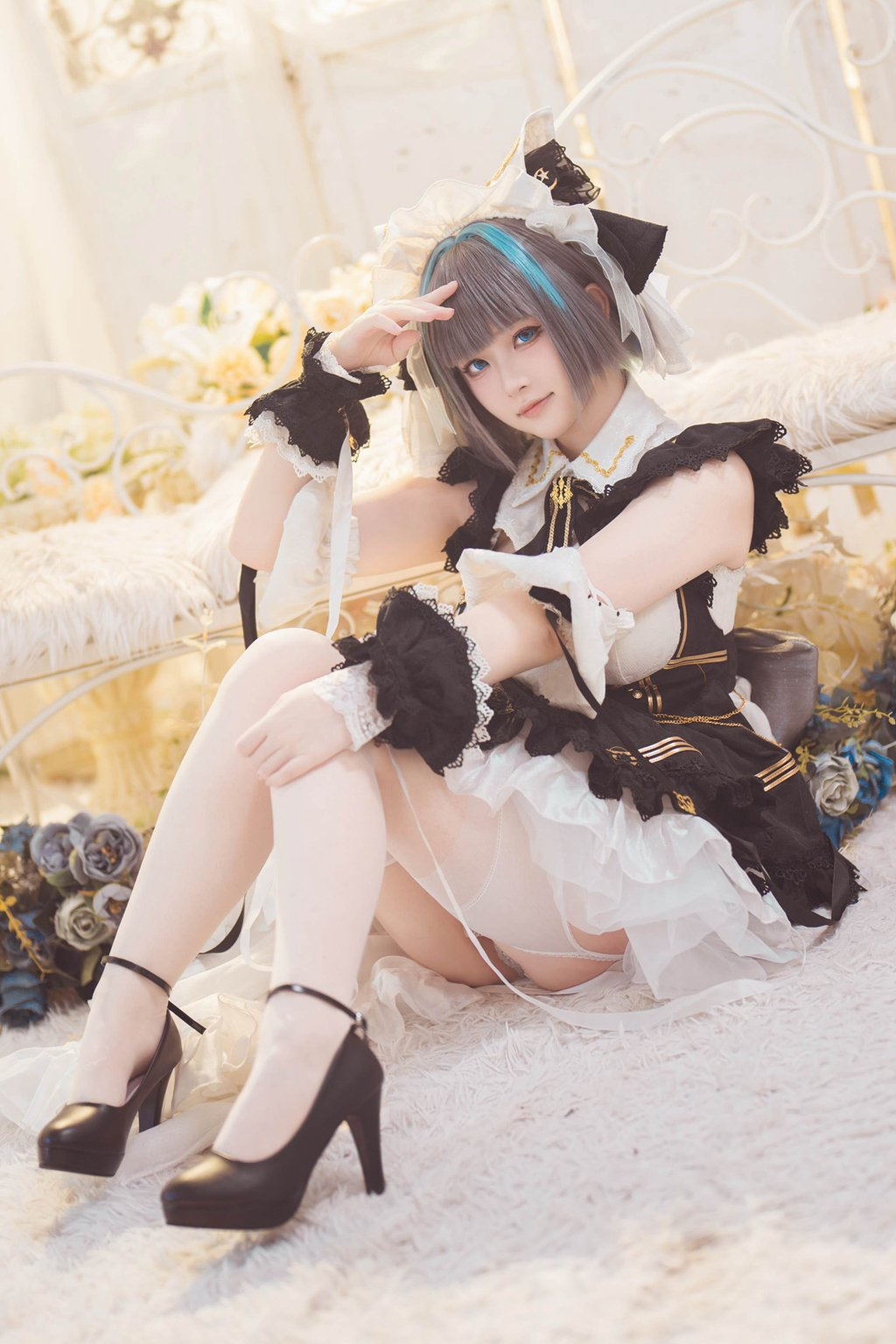 网红Coser@屿鱼 – 碧蓝航线 柴郡[54P-140M] 网红写真-第3张