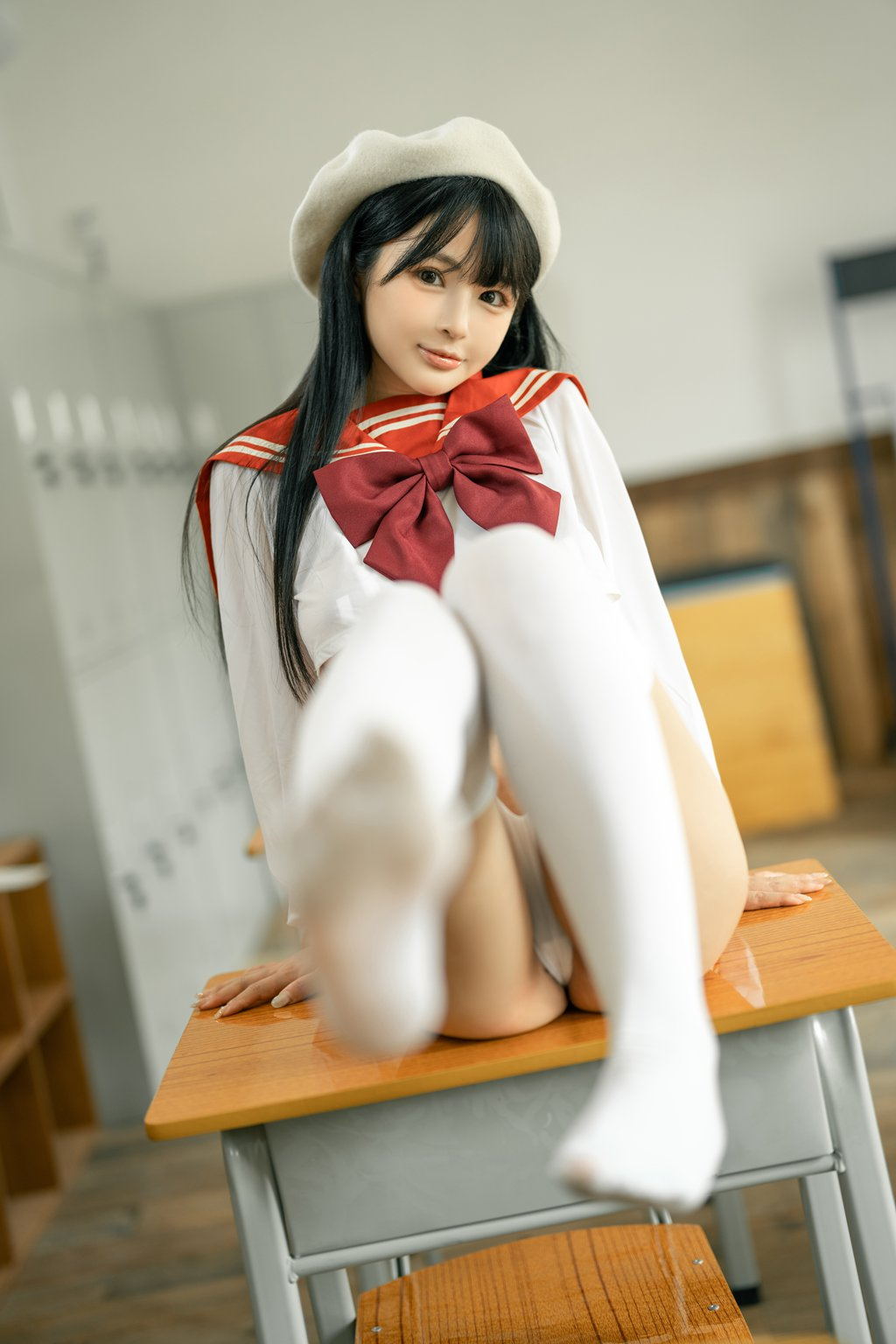 网紅Coser@桜井宁宁 – JK学妹 [88P-889MB] 网红写真-第3张