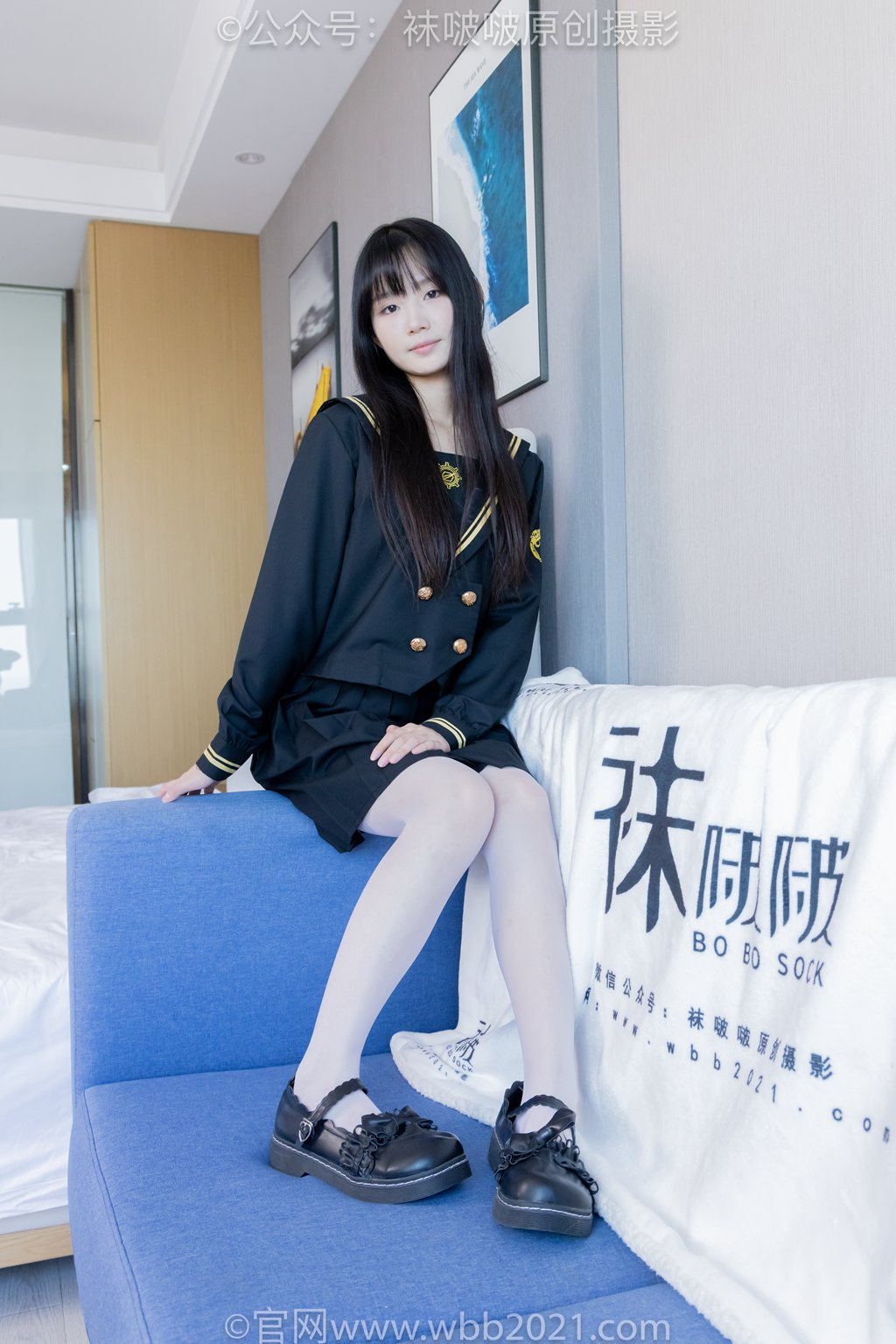 [BoBoSocks袜啵啵] NO.450 甜甜圈-皮鞋、白丝（脚尖加固款）、裸足、裸足印泥踩脚印剧情（花絮版）[142P/1V/7.59G] 年费专享-第2张